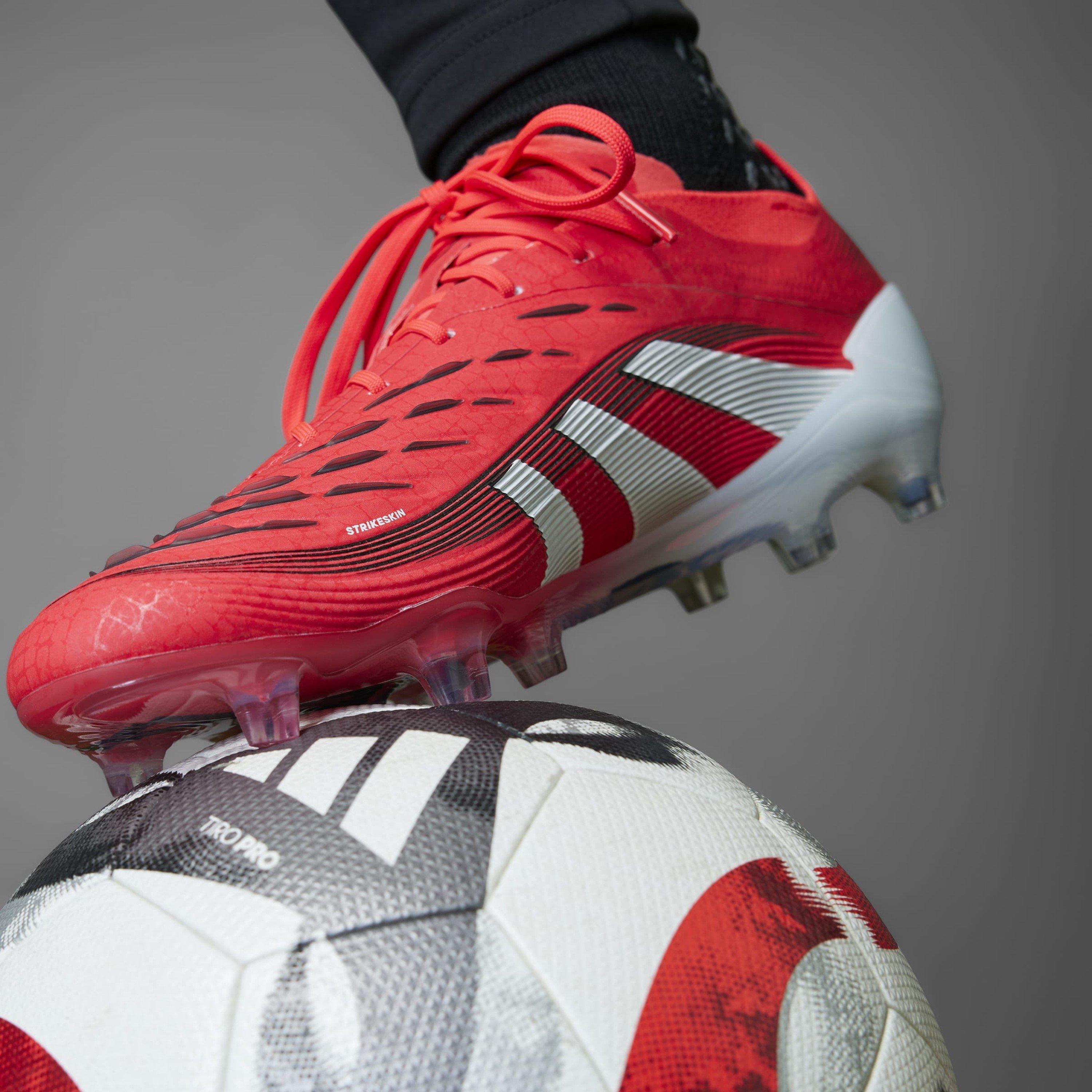 Rood/Wit - adidas - Predator Elite Firm Ground Football Boots - 14
