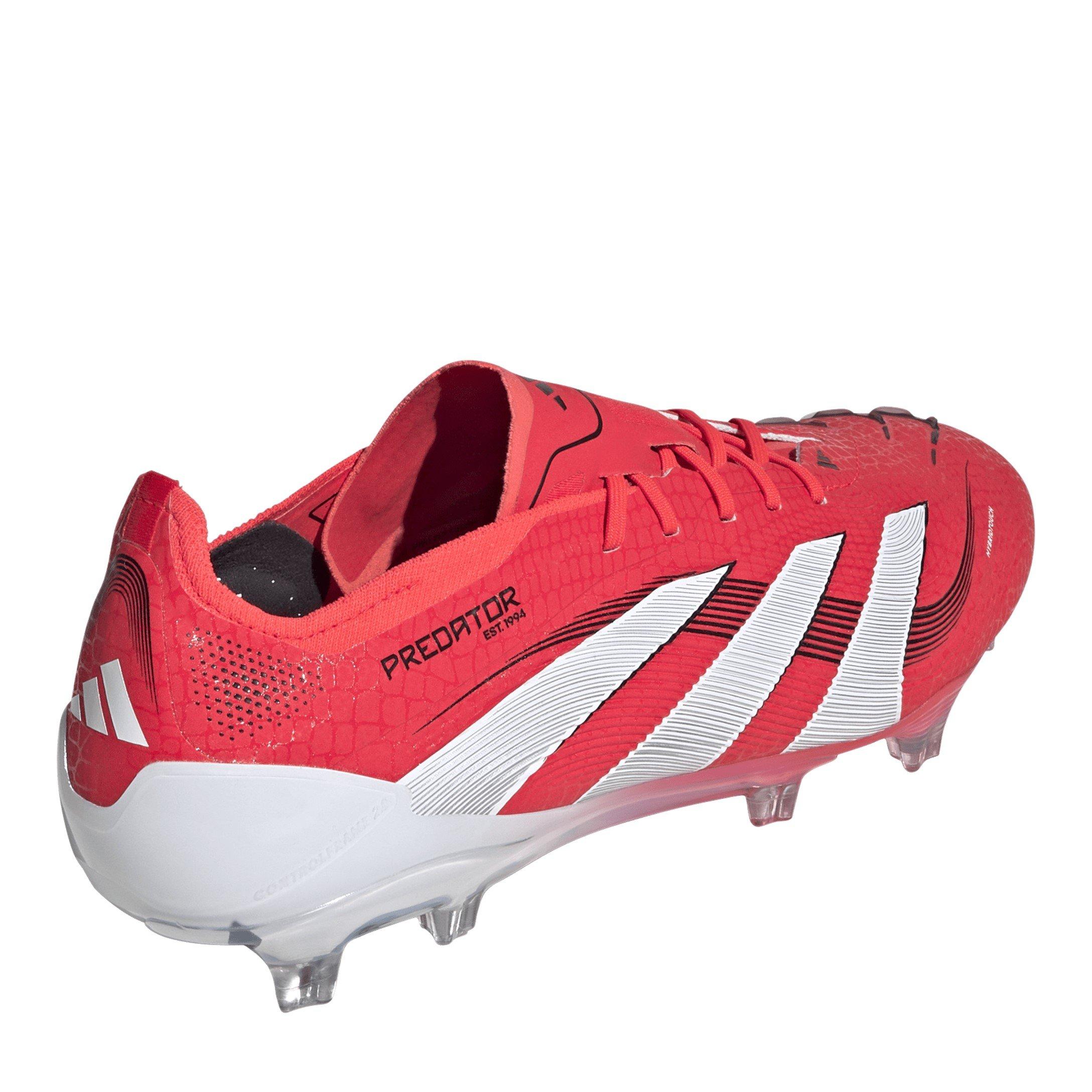 Rood/Wit - adidas - Predator Elite Firm Ground Football Boots - 5