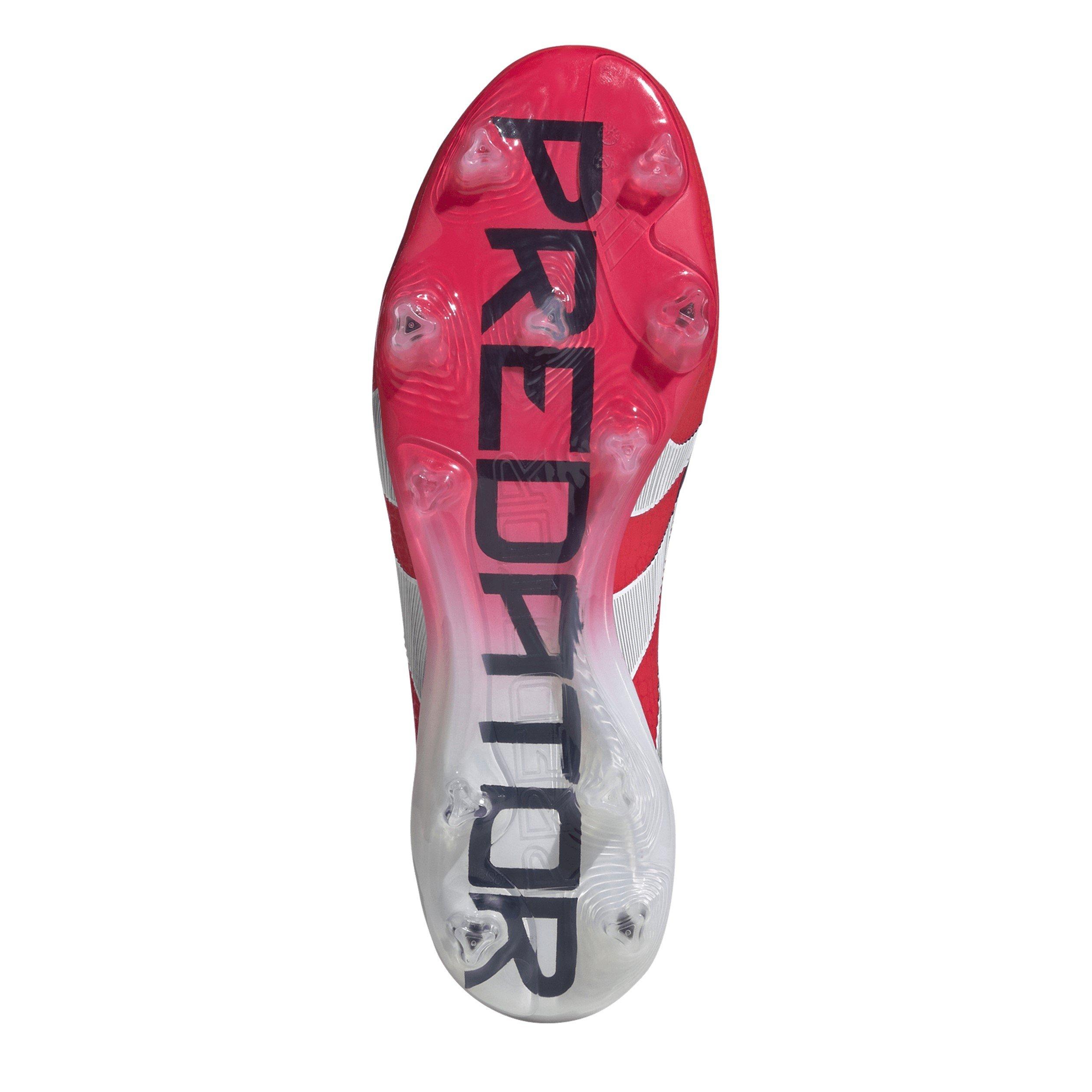 Rood/Wit - adidas - Predator Elite Firm Ground Football Boots - 8