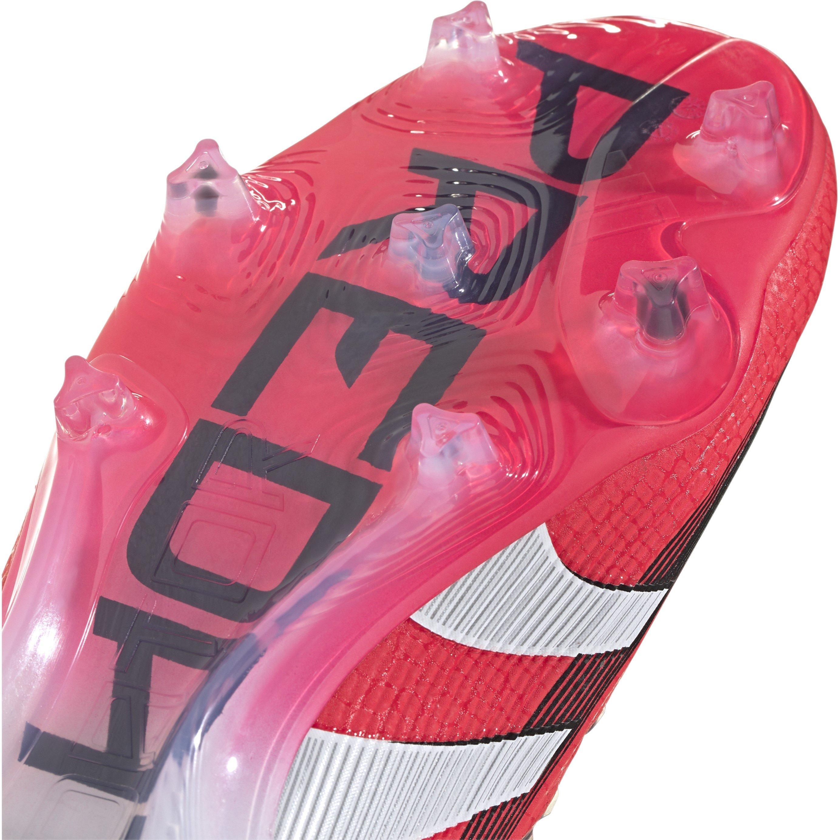 Rood/Wit - adidas - Predator Elite Firm Ground Football Boots - 9