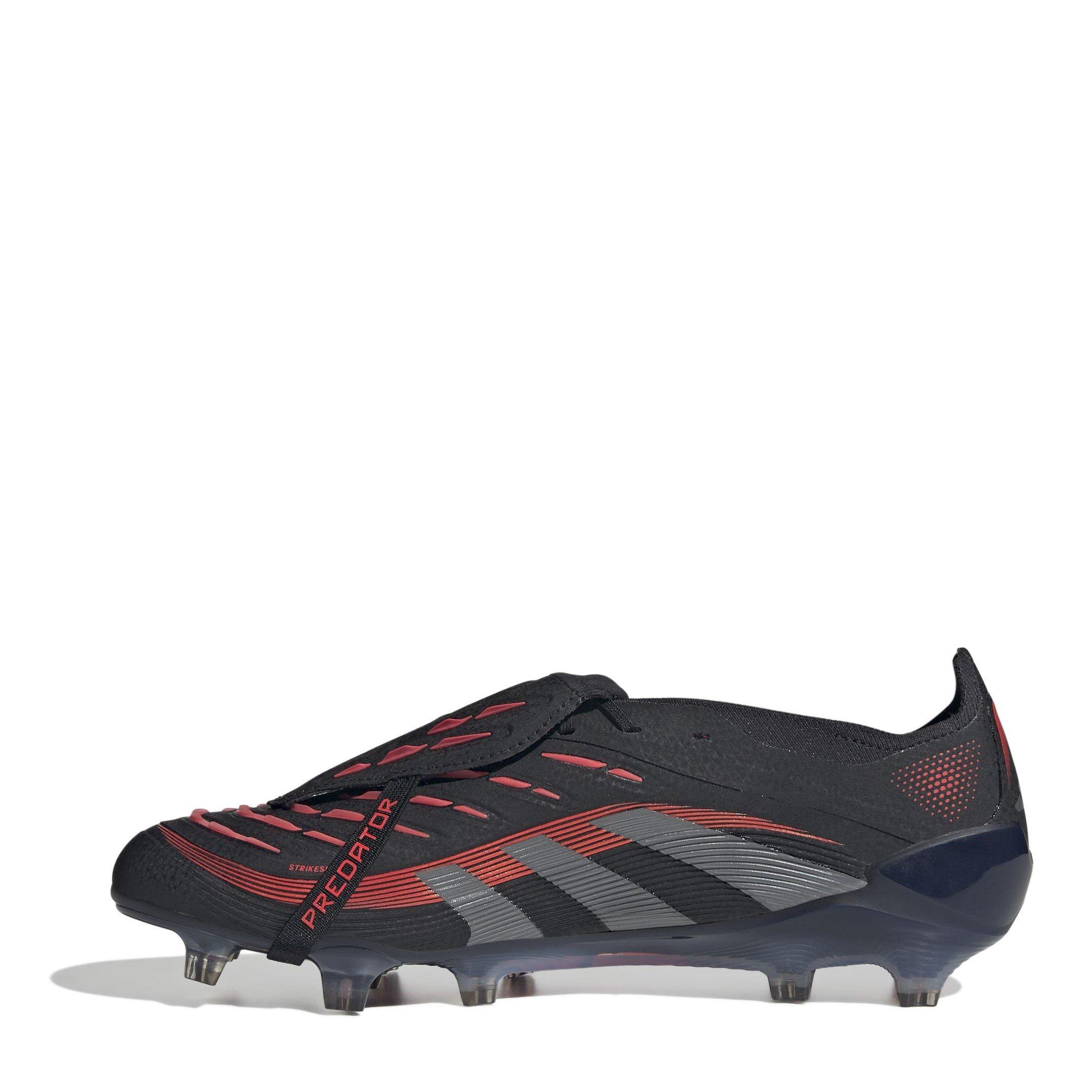 Black/Grey - adidas - Predator Elite Fold-Over Tongue Firm Ground Football Boots - 2