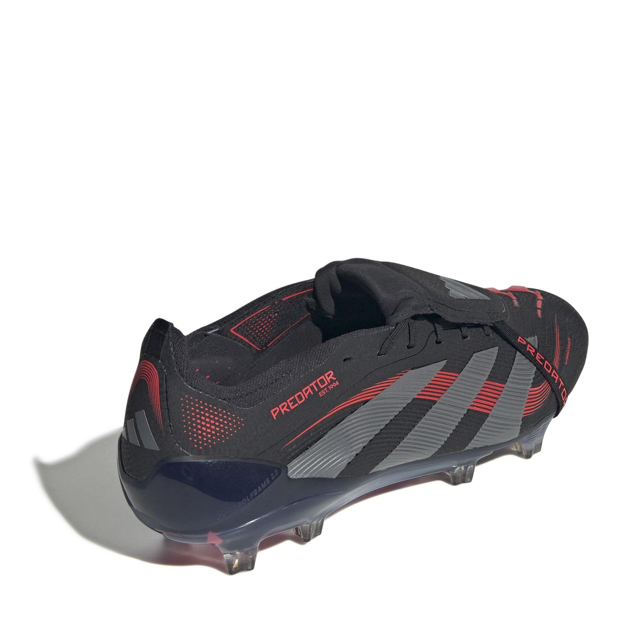 Black/Grey - adidas - Predator Elite Fold-Over Tongue Firm Ground Football Boots - 4