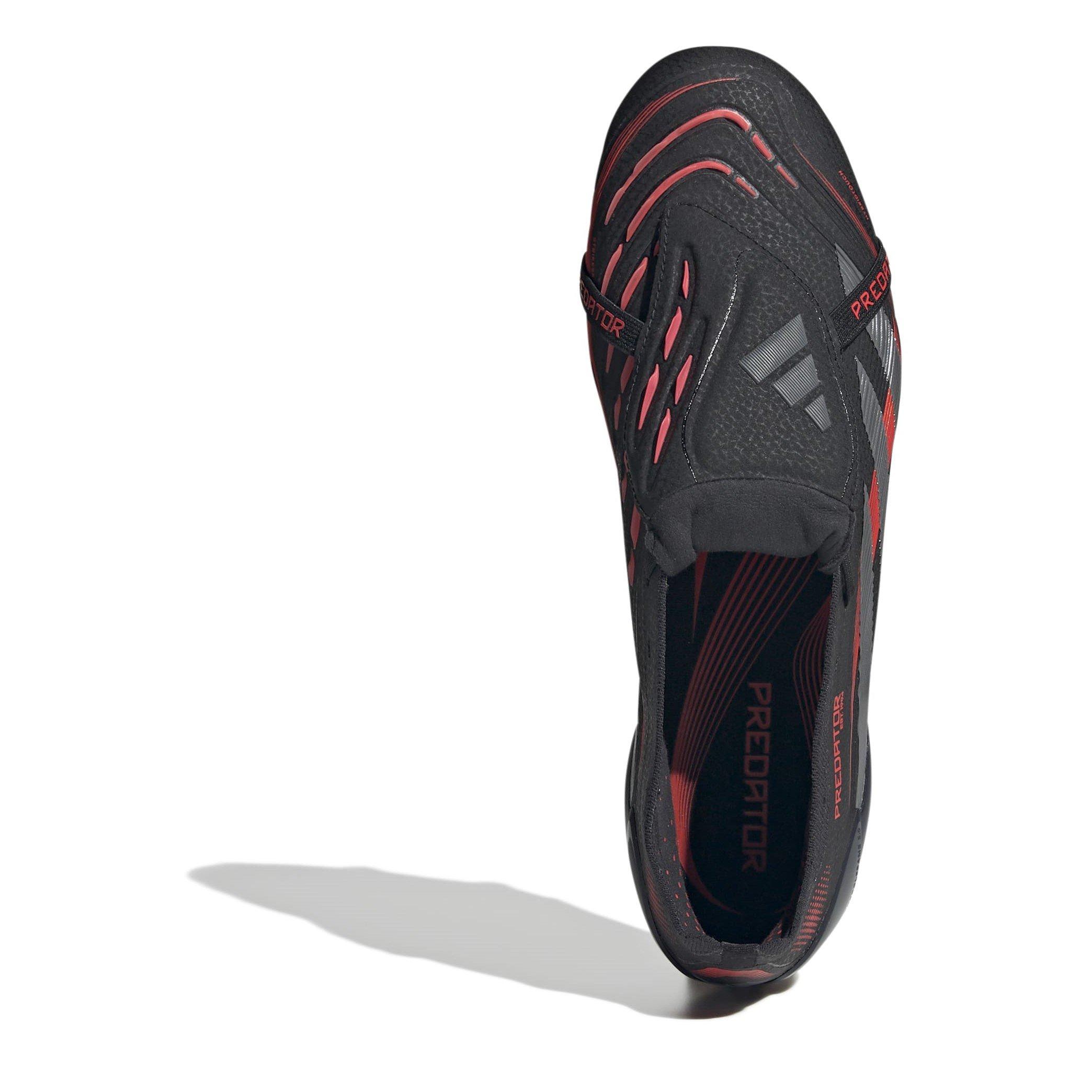 Black/Grey - adidas - Predator Elite Fold-Over Tongue Firm Ground Football Boots - 5