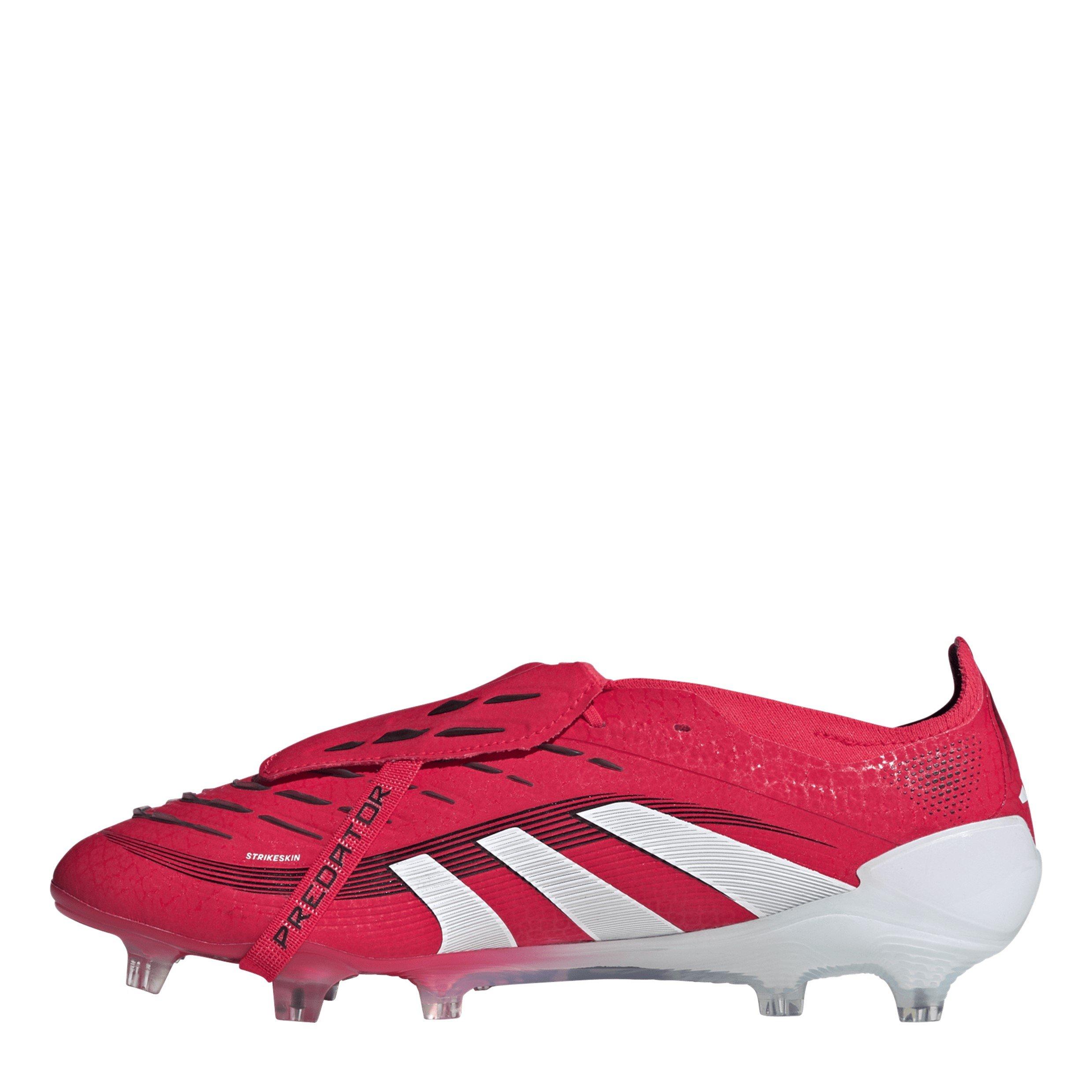 Rot/Weiß - adidas - Predator Elite Fold-Over Tongue Firm Ground Football Boots - 2