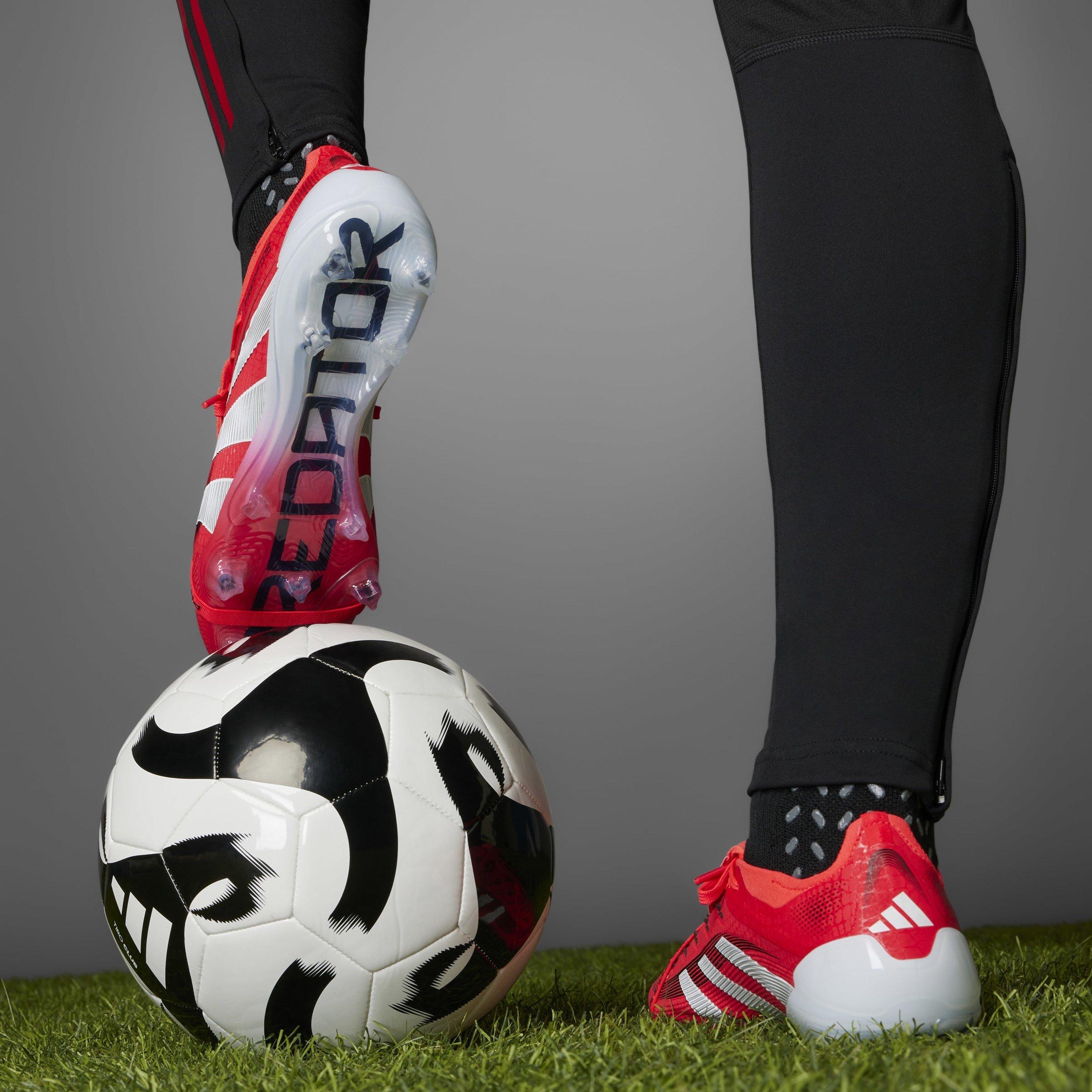 Rot/Weiß - adidas - Predator Elite Fold-Over Tongue Firm Ground Football Boots - 16