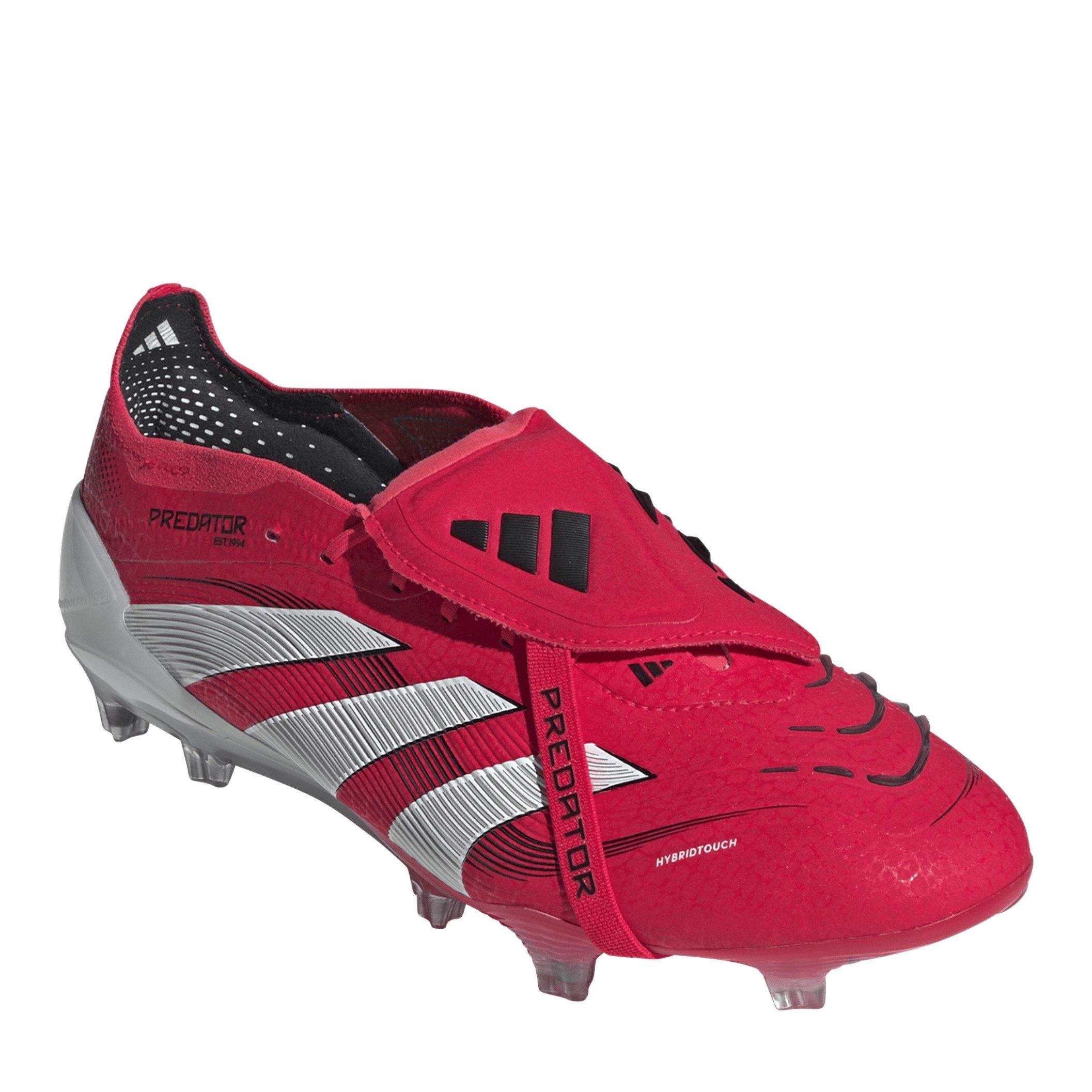 Rot/Weiß - adidas - Predator Elite Fold-Over Tongue Firm Ground Football Boots - 4