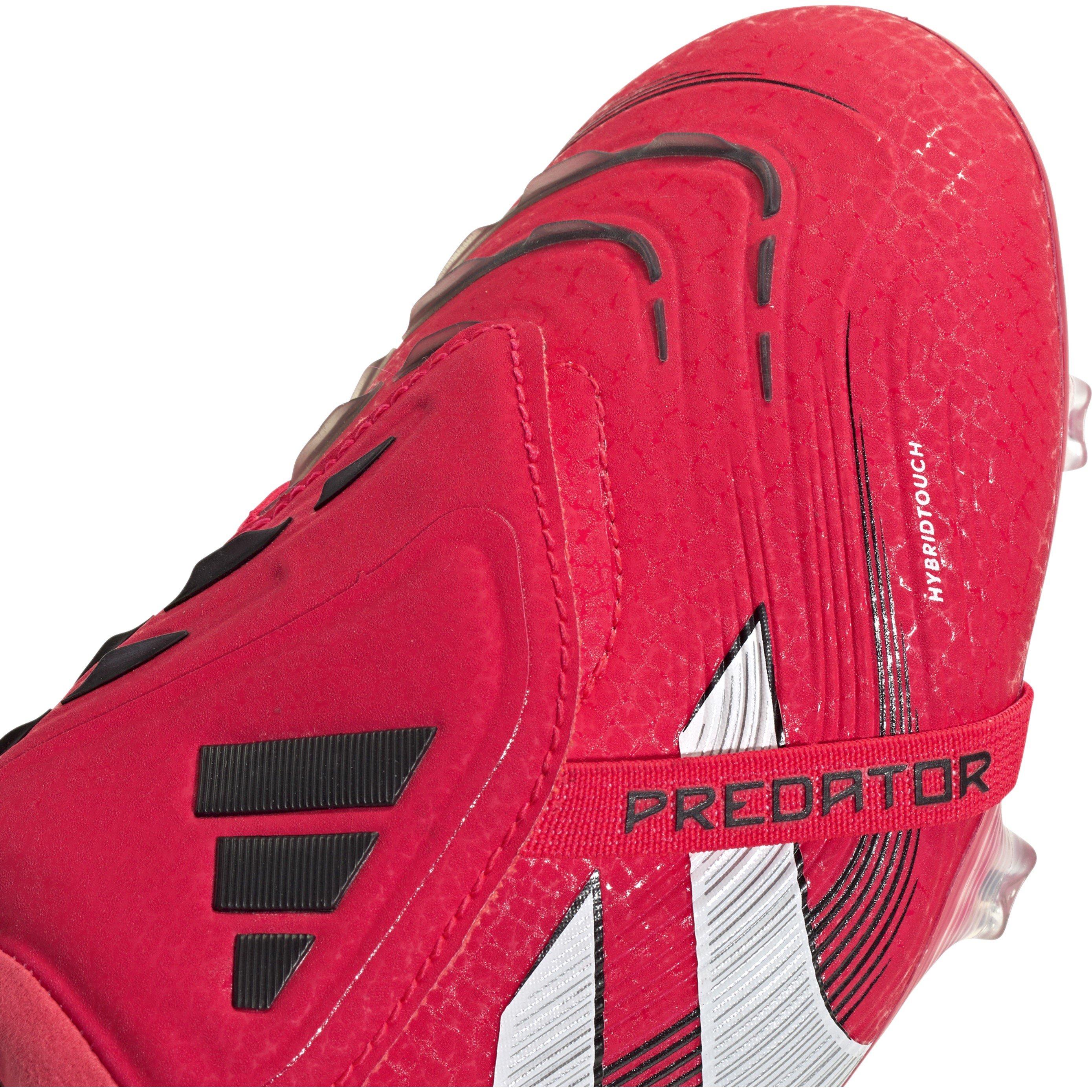 Rot/Weiß - adidas - Predator Elite Fold-Over Tongue Firm Ground Football Boots - 10