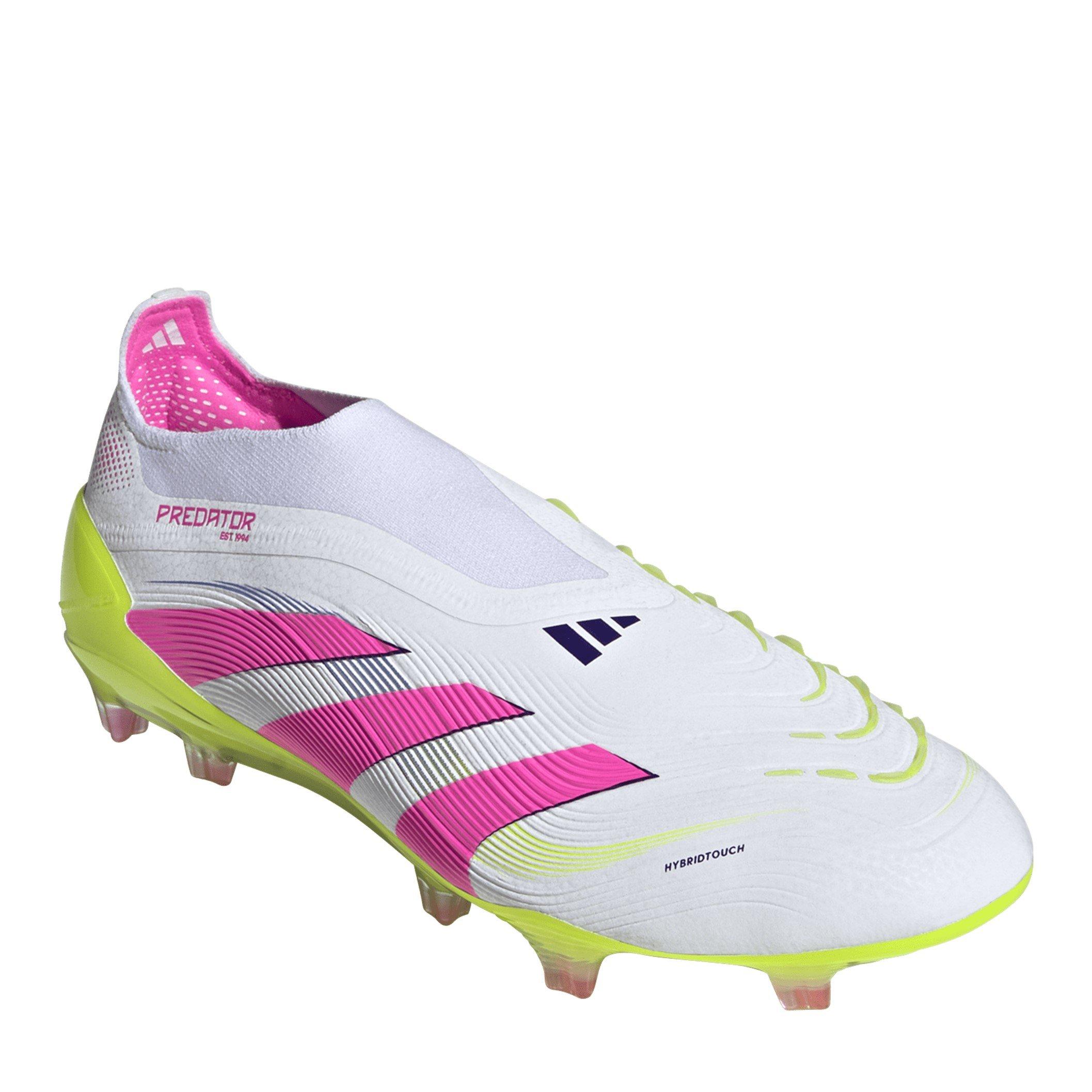 Wit/Roze - adidas - Predator Elite Laceless Firm Ground Football Boots - 4