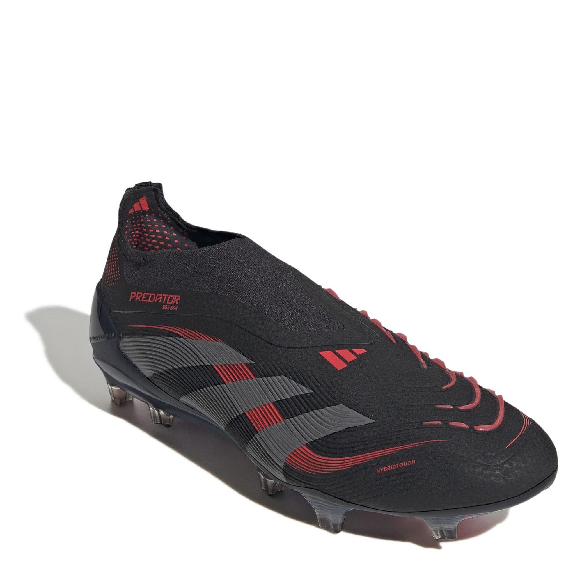 Black/Grey - adidas - Predator Elite Laceless Firm Ground Football Boots - 3
