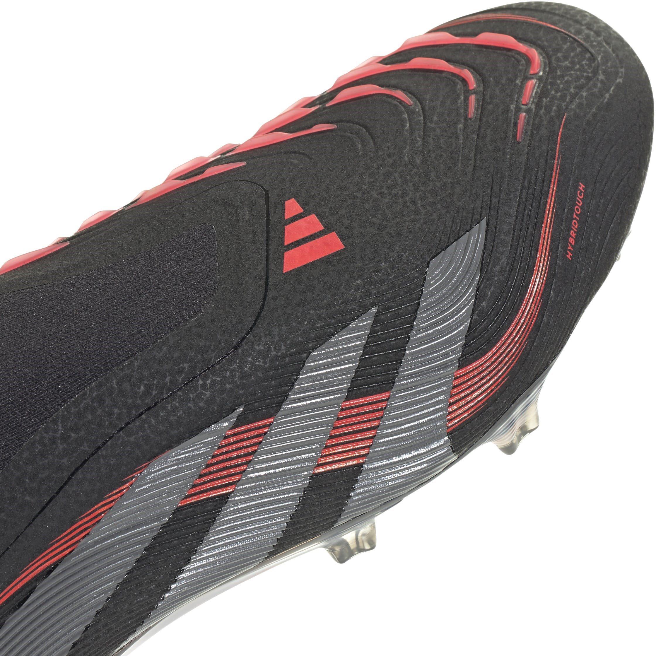 Black/Grey - adidas - Predator Elite Laceless Firm Ground Football Boots - 8