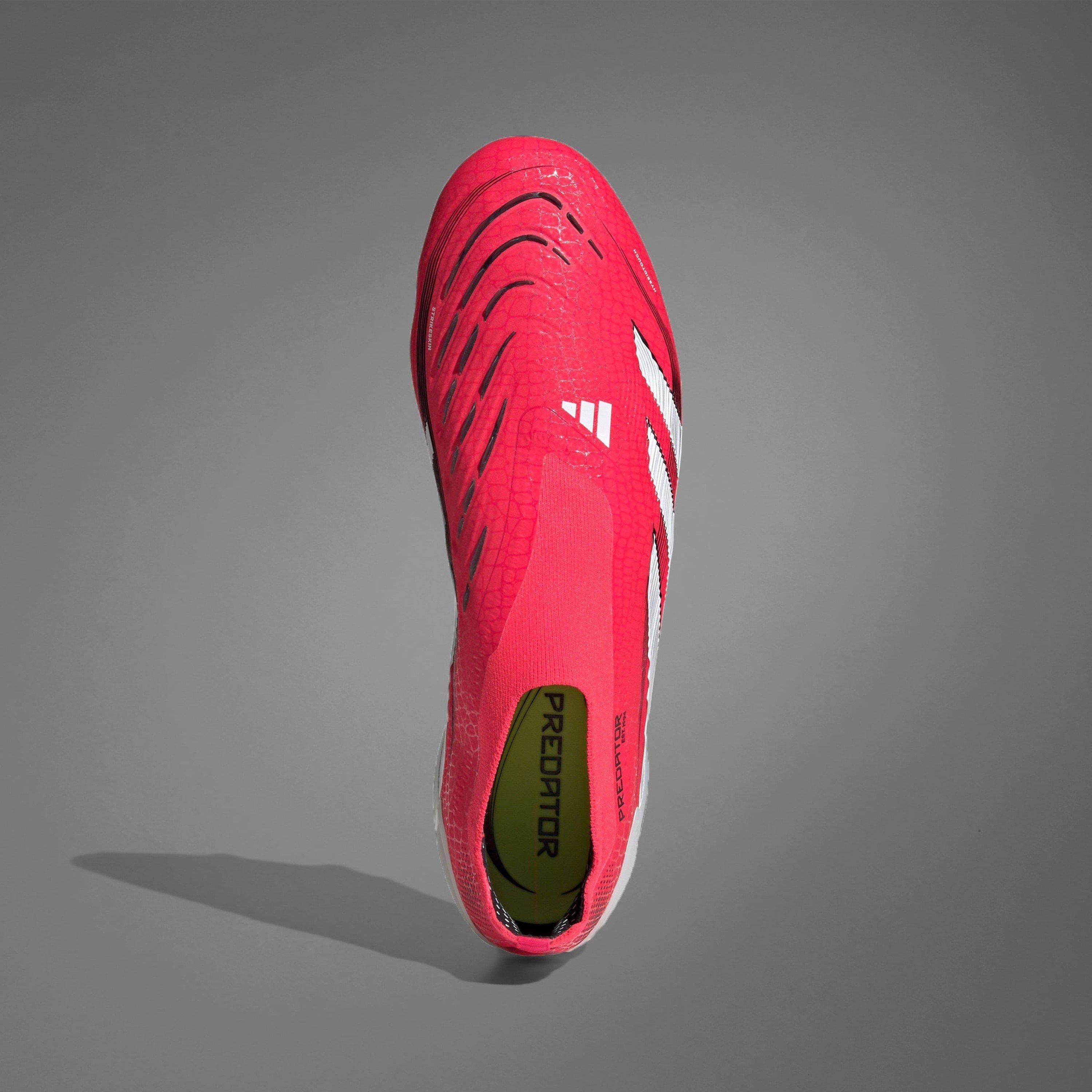 Red/White - adidas - Predator Elite Laceless Firm Ground Football Boots - 13
