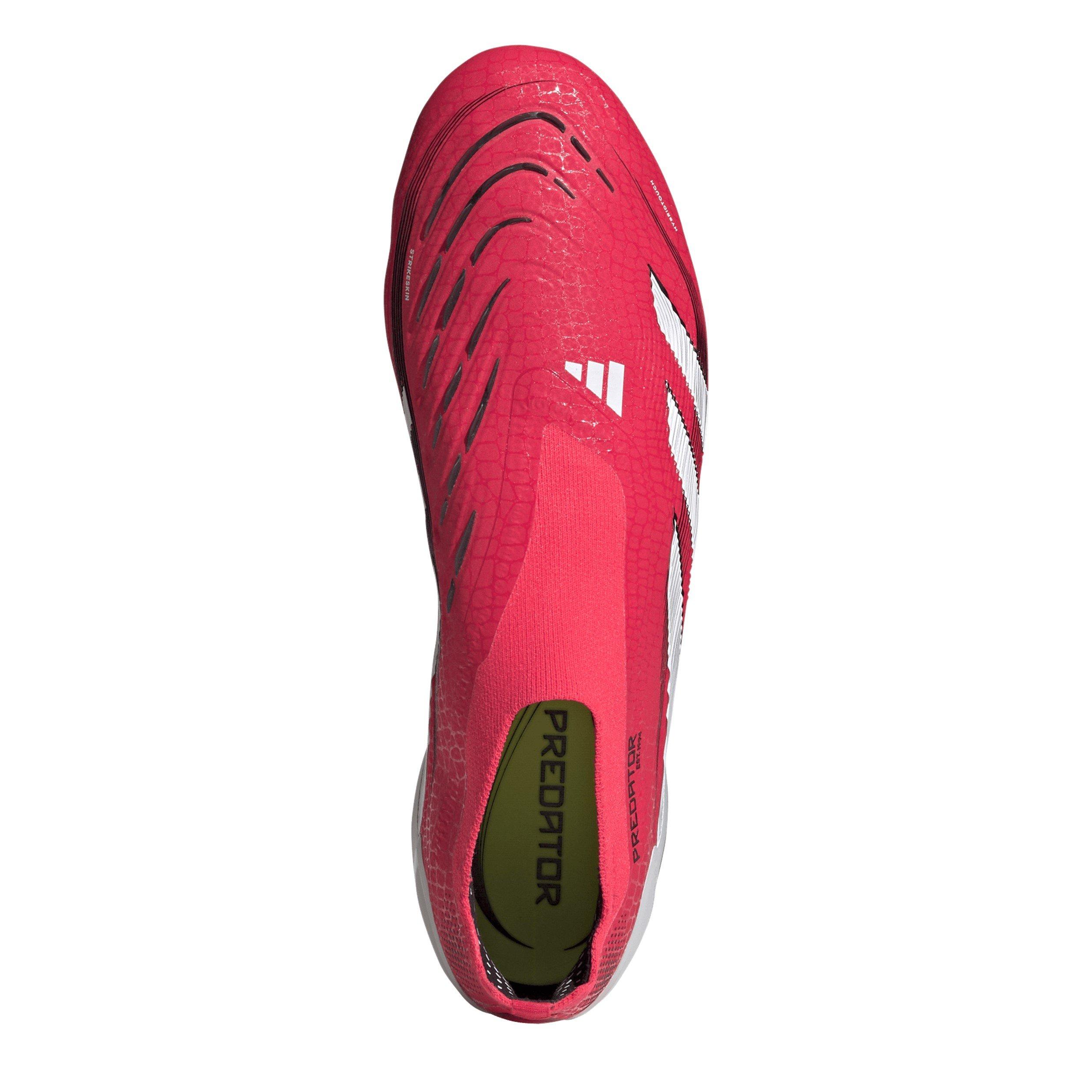 Red/White - adidas - Predator Elite Laceless Firm Ground Football Boots - 6