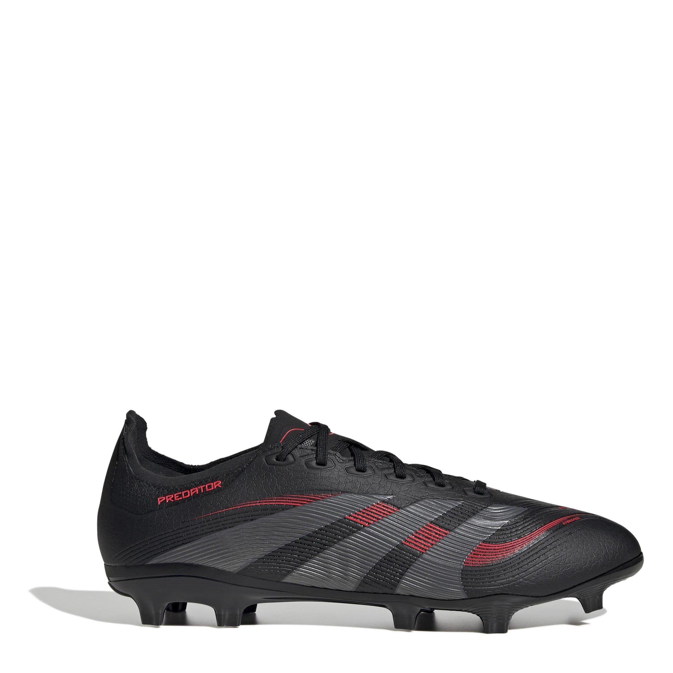 Adidas Men's Predator League Firm Ground Football Boots - Black/Grey - 6 (39.3)