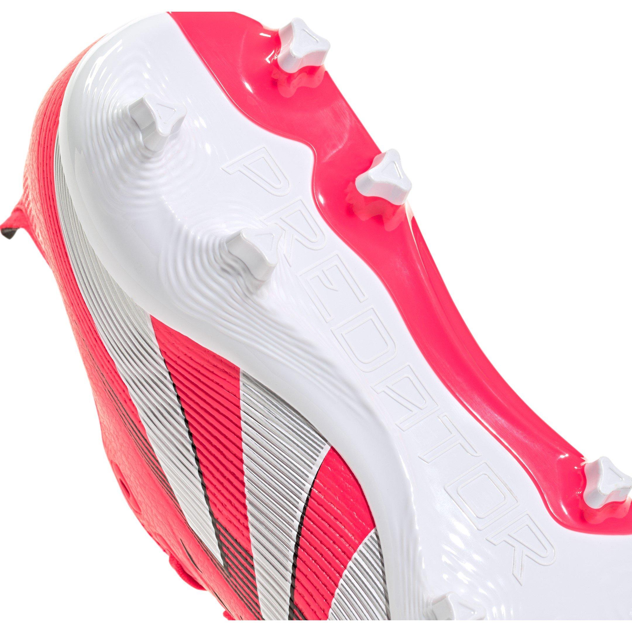 Red/White - adidas - Predator League Firm Ground Football Boots - 8