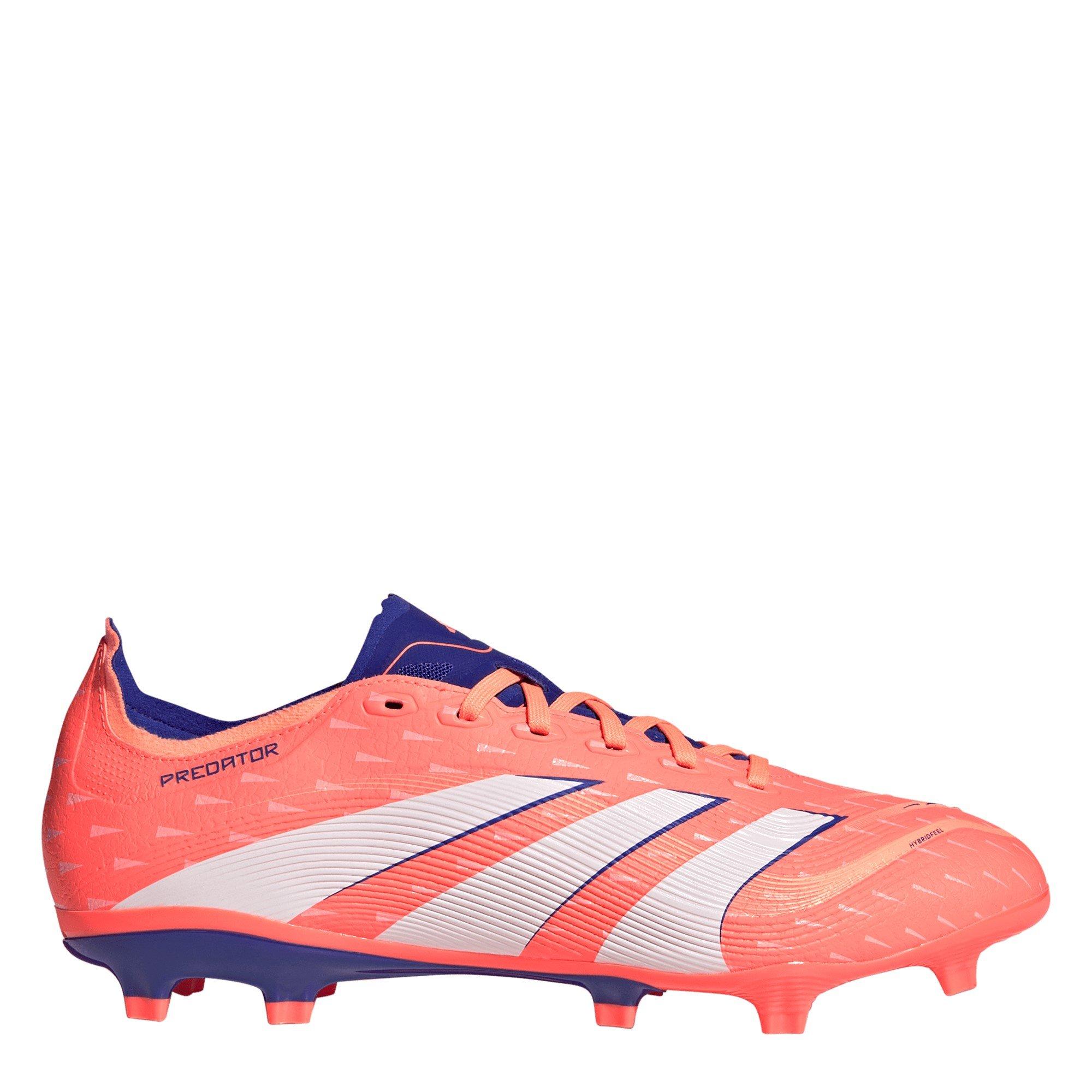 Adidas Men's Predator League Firm Ground Football Boots - Orange/White - 11 (46)