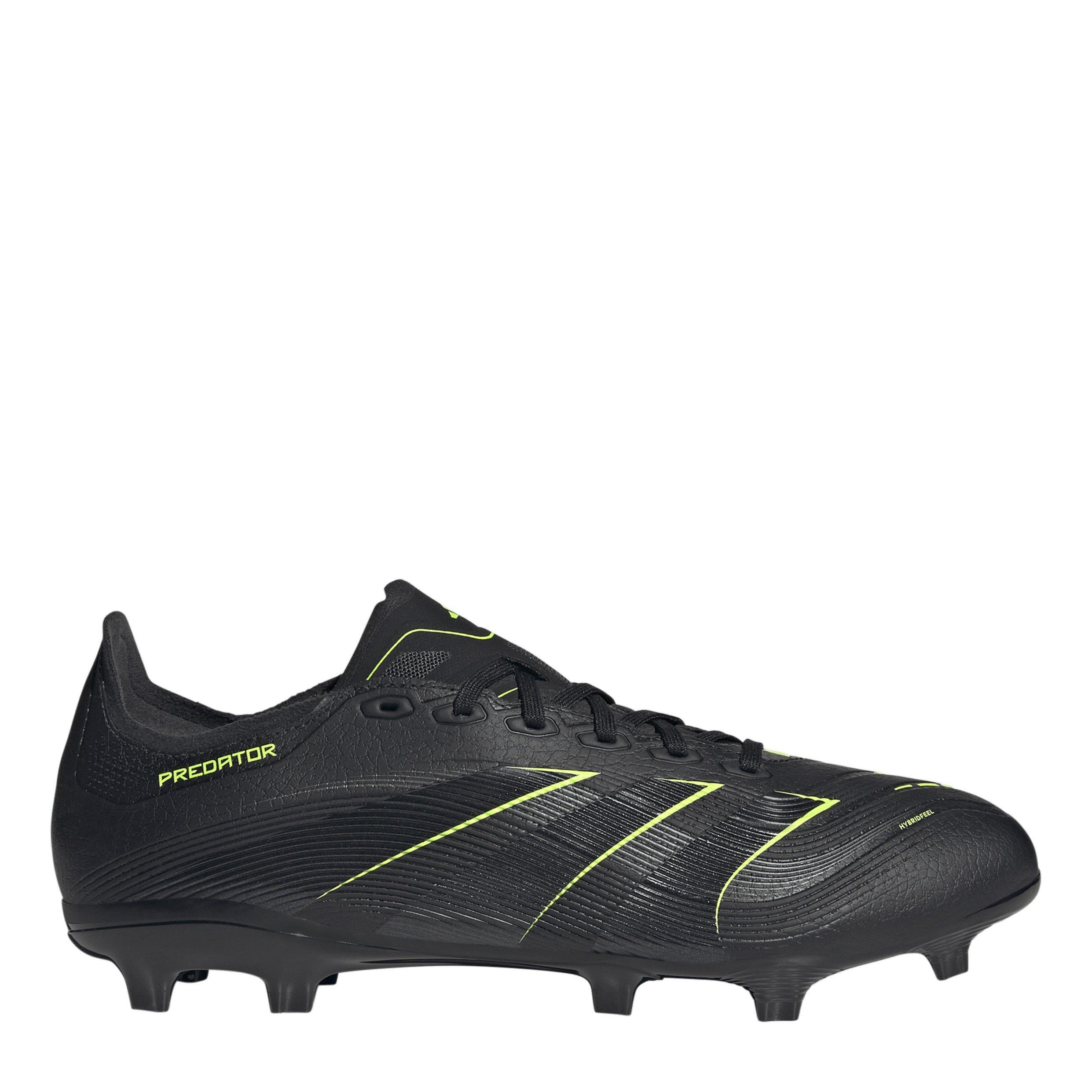 Adidas Men's Predator League Firm Ground Football Boots - Black/Carbon - 6.5 (40)