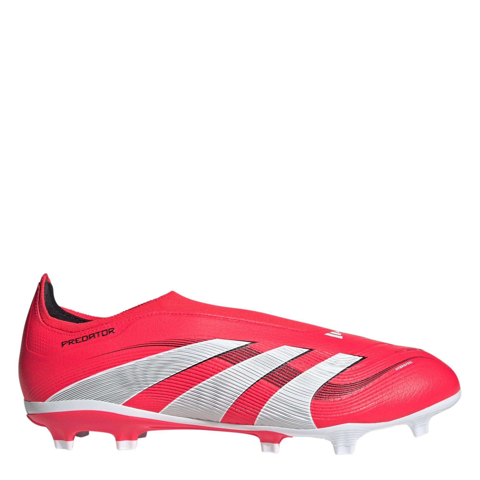 Red/White - adidas - Predator League Laceless Firm Ground Football Boots - 1