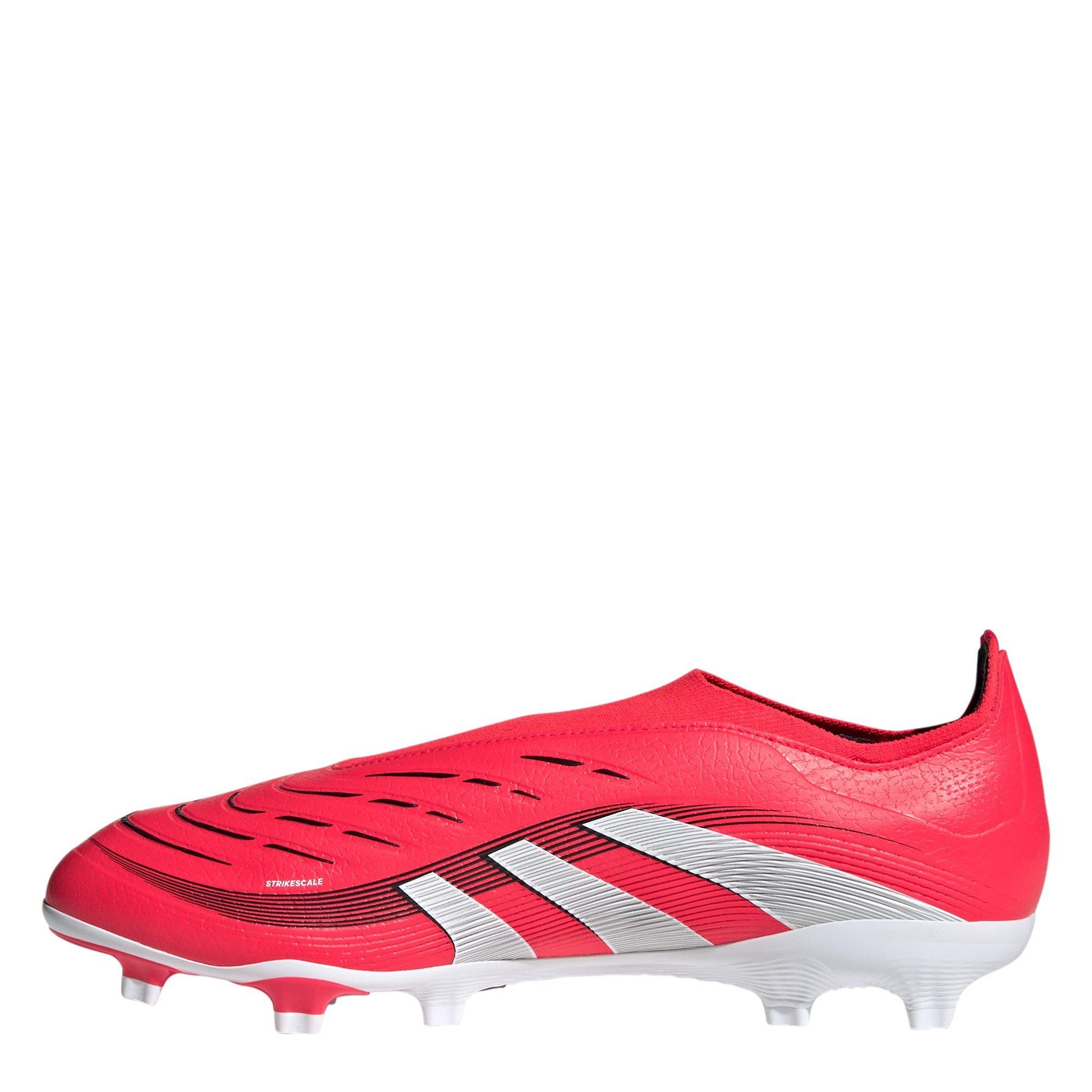 Red/White - adidas - Predator League Laceless Firm Ground Football Boots - 2