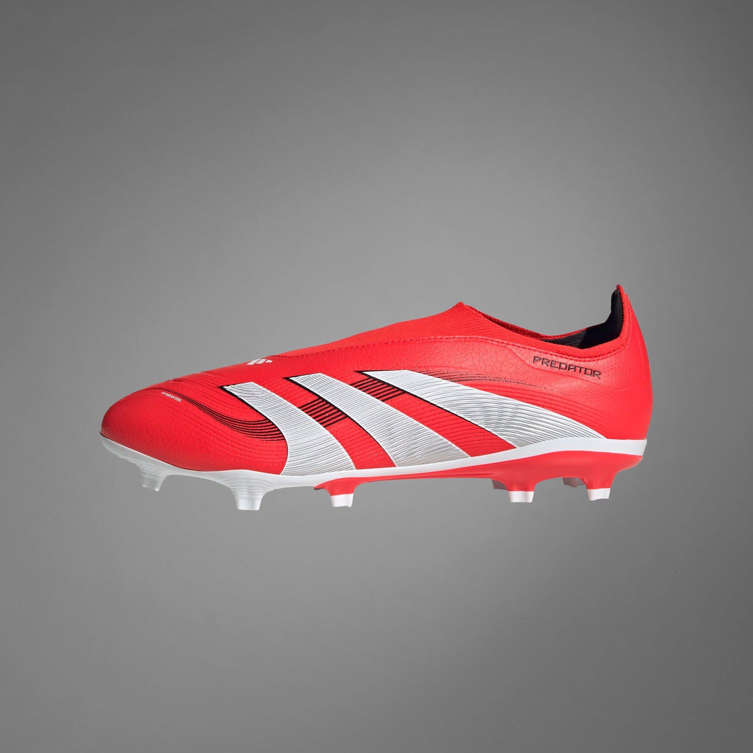 Red/White - adidas - Predator League Laceless Firm Ground Football Boots - 12