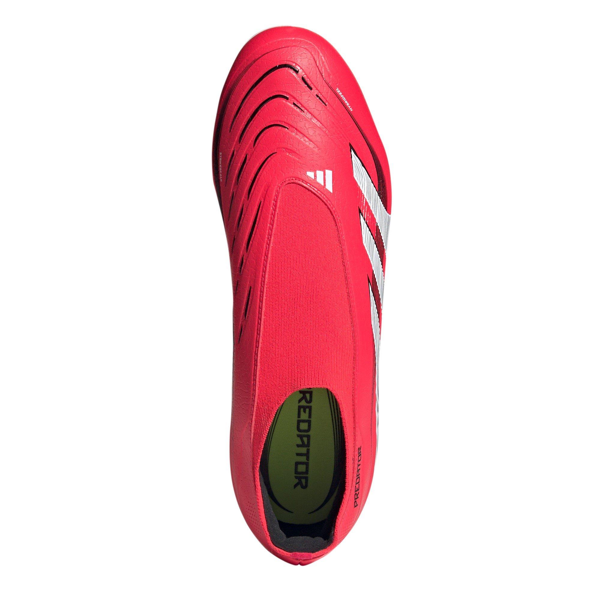 Red/White - adidas - Predator League Laceless Firm Ground Football Boots - 5