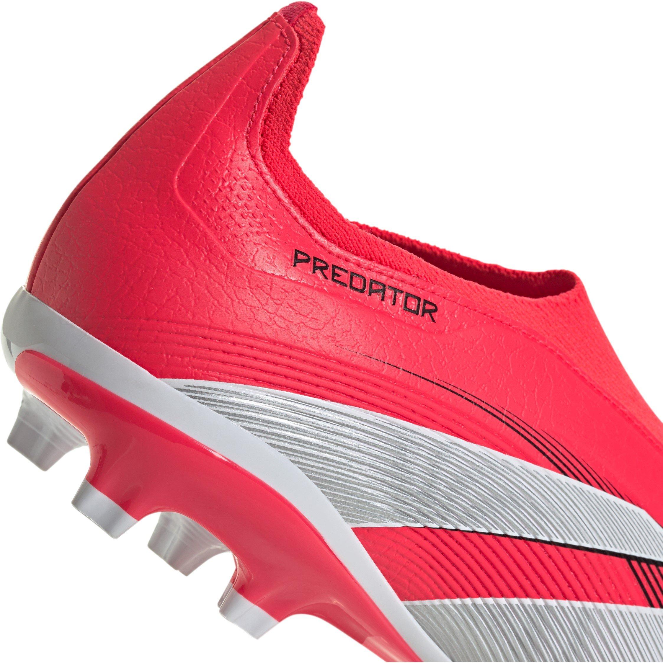 Red/White - adidas - Predator League Laceless Firm Ground Football Boots - 8