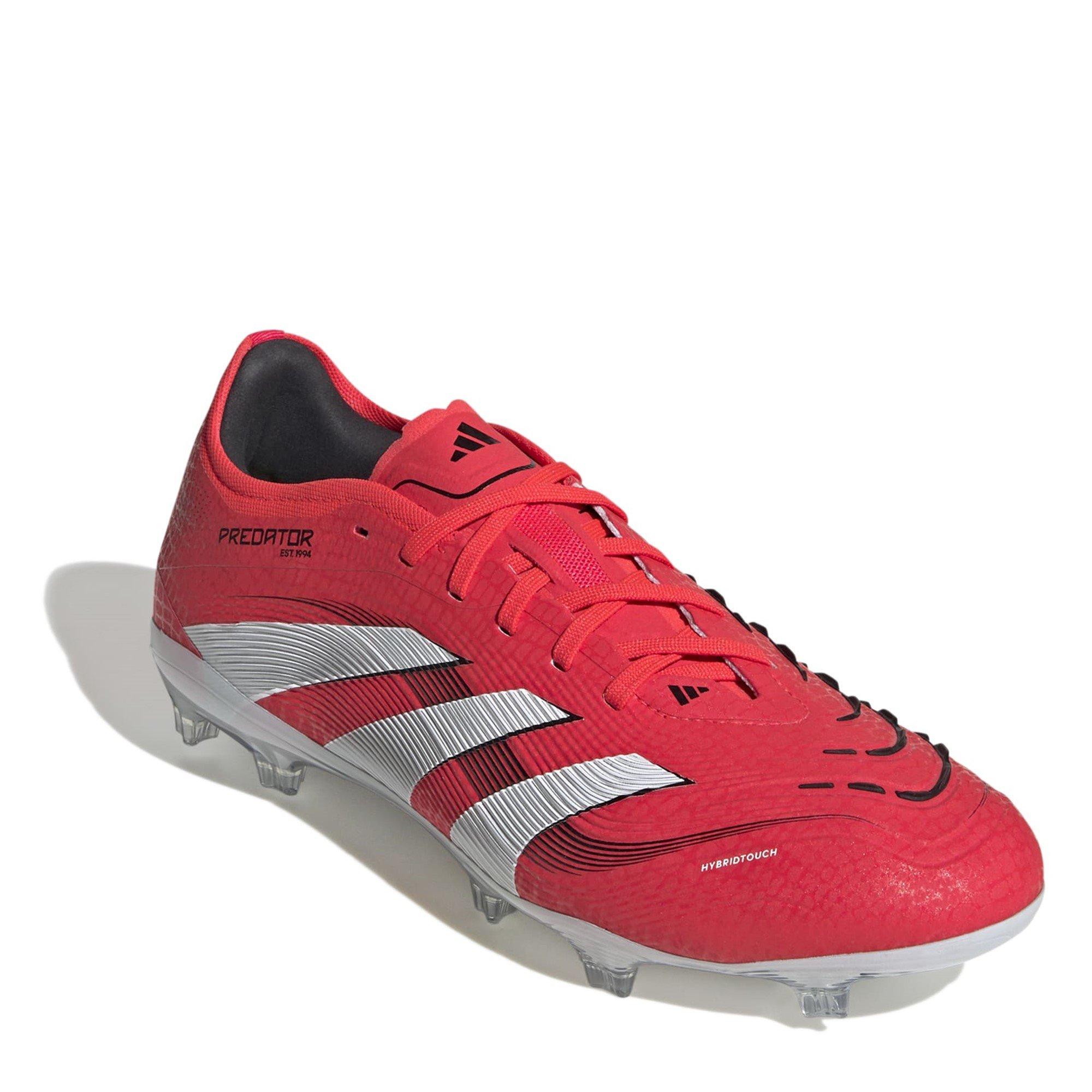 Crveno/Bijelo - adidas - Predator Pro Firm Ground Football Boots - 3
