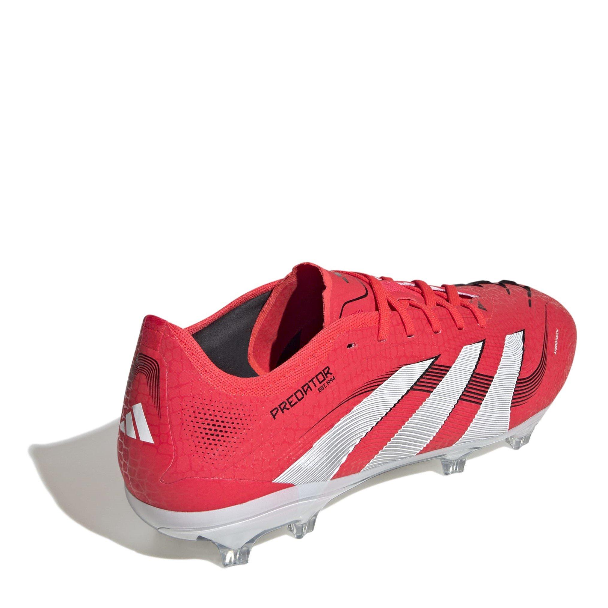 Crveno/Bijelo - adidas - Predator Pro Firm Ground Football Boots - 4