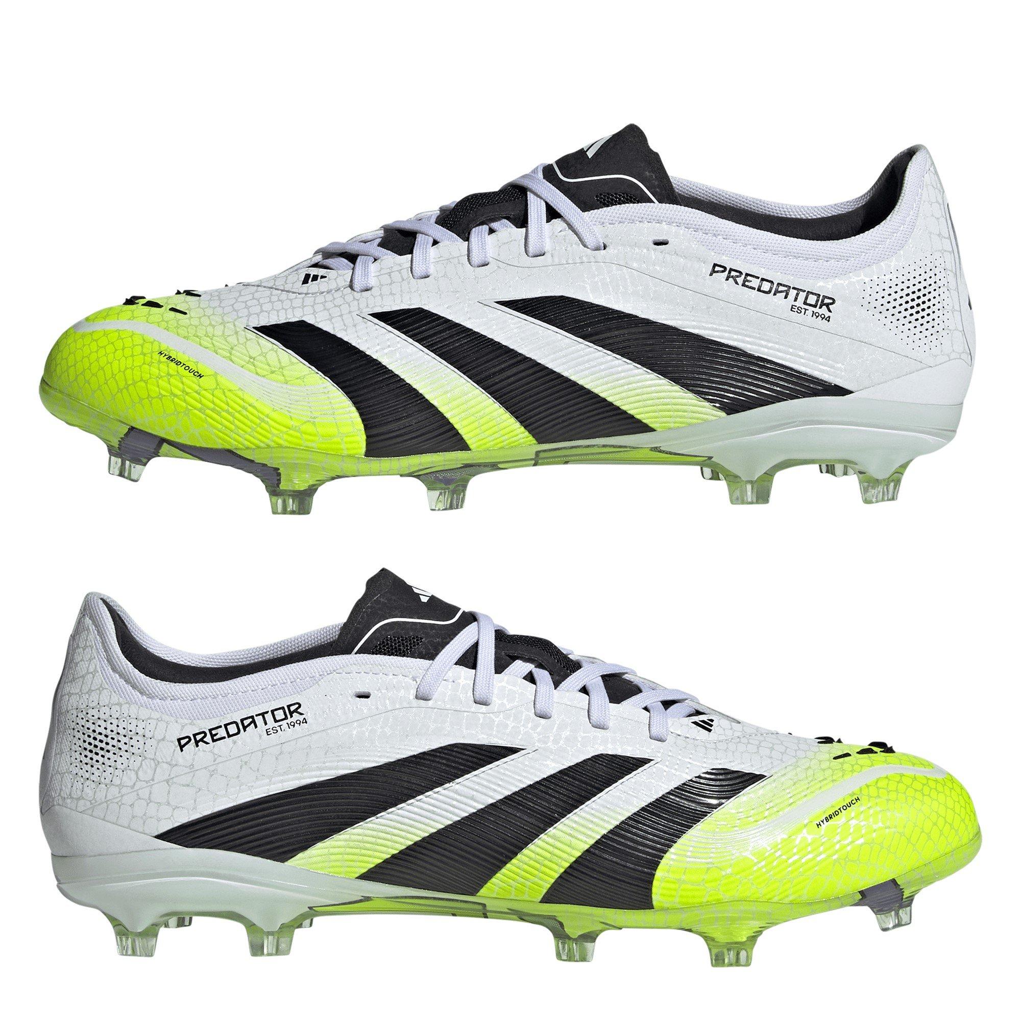 Blanc/Noir/Citron - adidas - Predator Pro Firm Ground Football Boots - 9