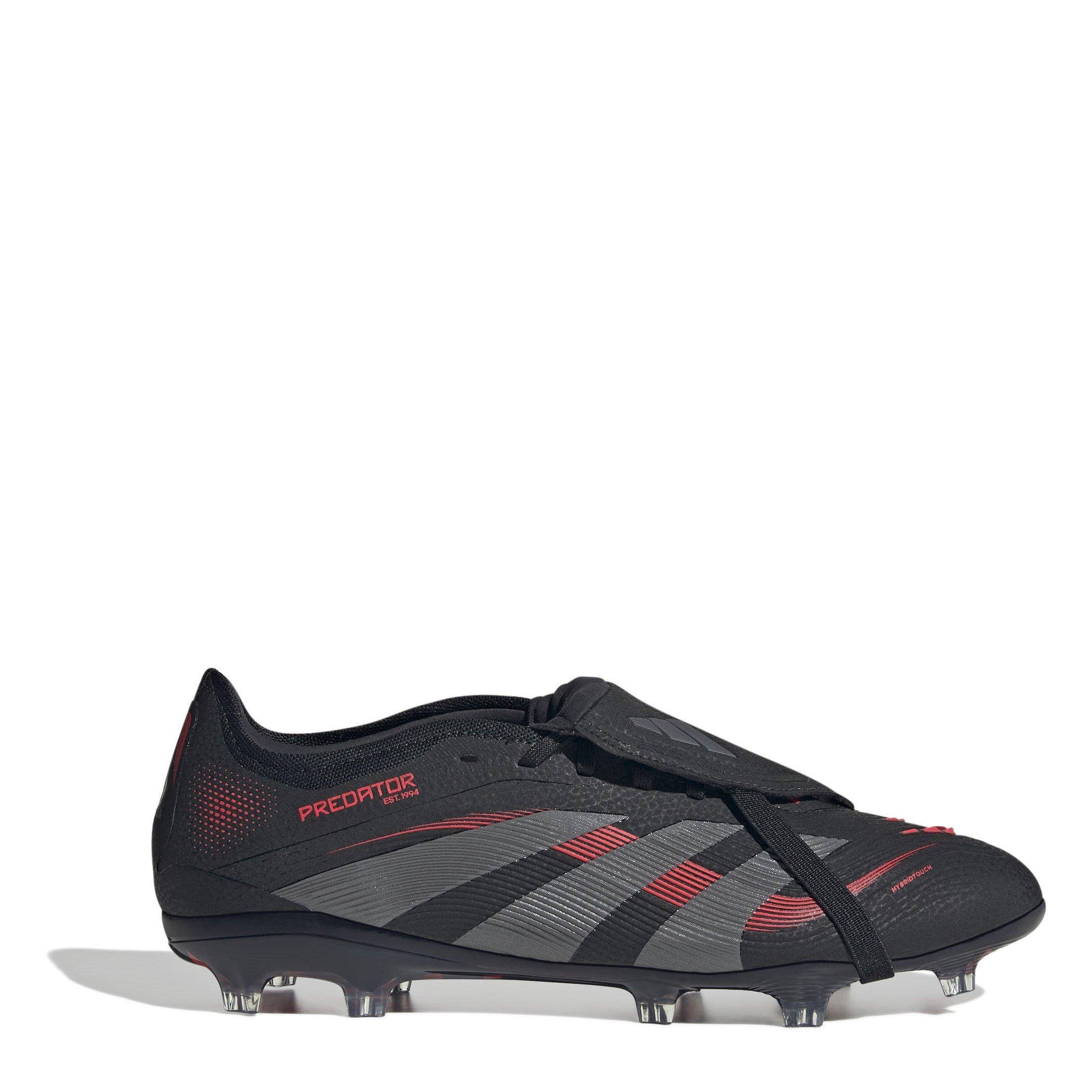 Sort/Grå - adidas - Predator Pro Fold-Over Tongue Firm Ground Football Boots - 1