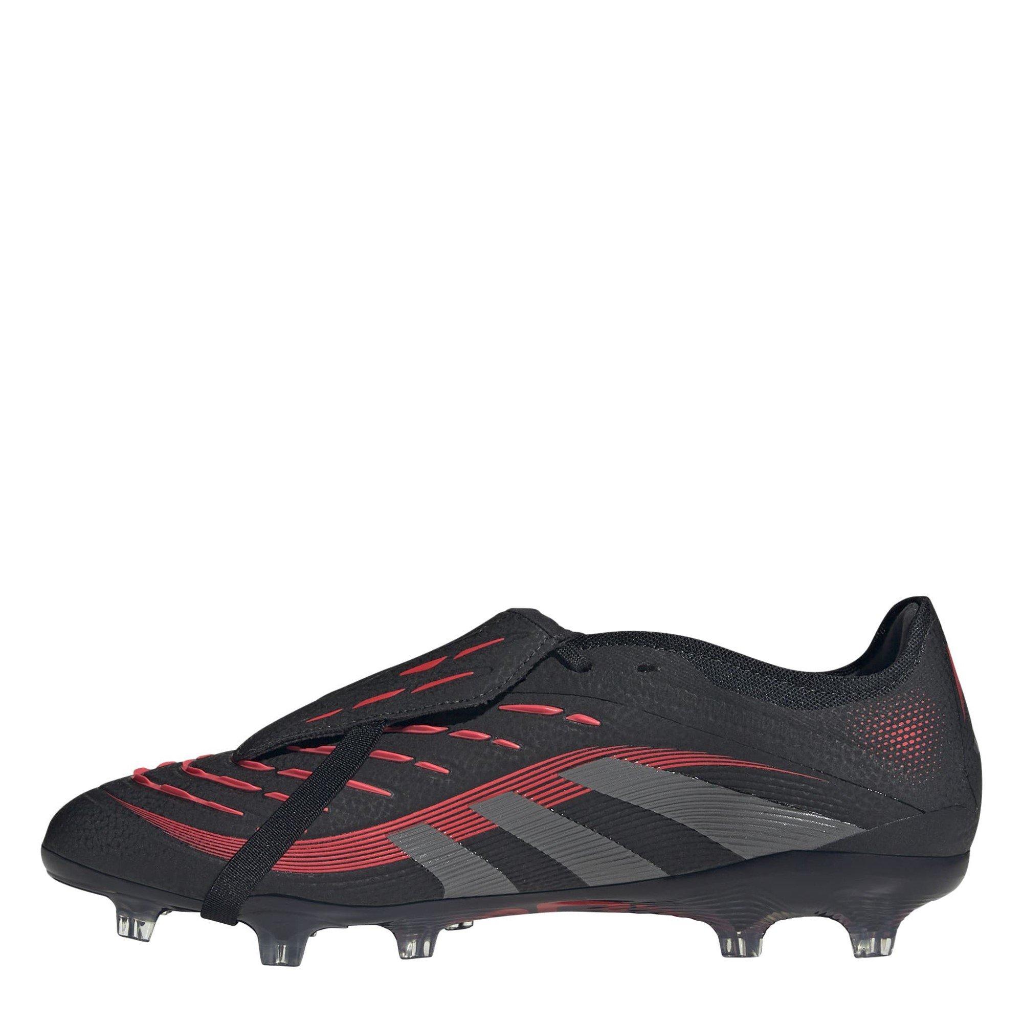 Schwarz/Grau - adidas - Predator Pro Fold-Over Tongue Firm Ground Football Boots - 2