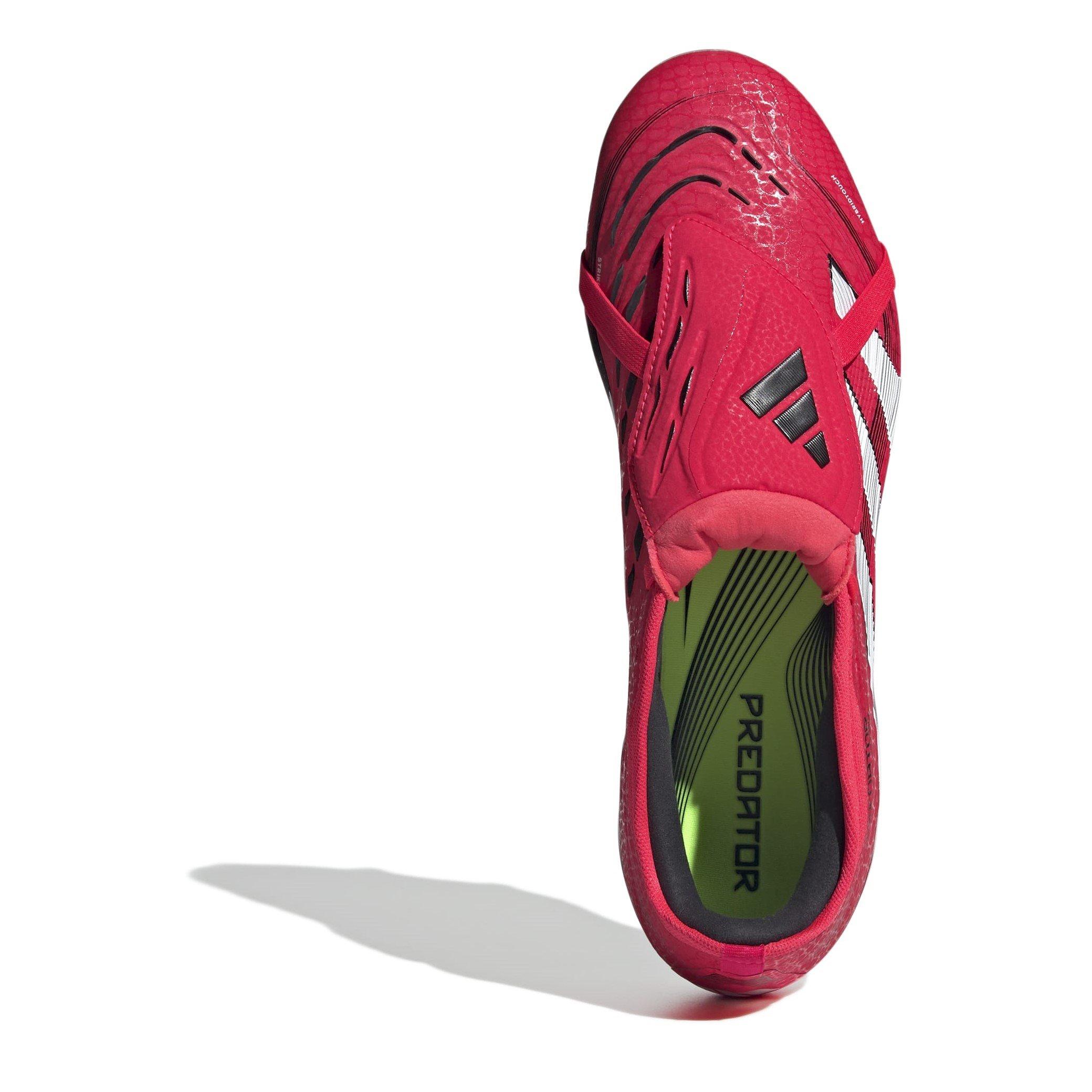 Rojo/Blanco - adidas - Predator Pro Fold-Over Tongue Firm Ground Football Boots - 5