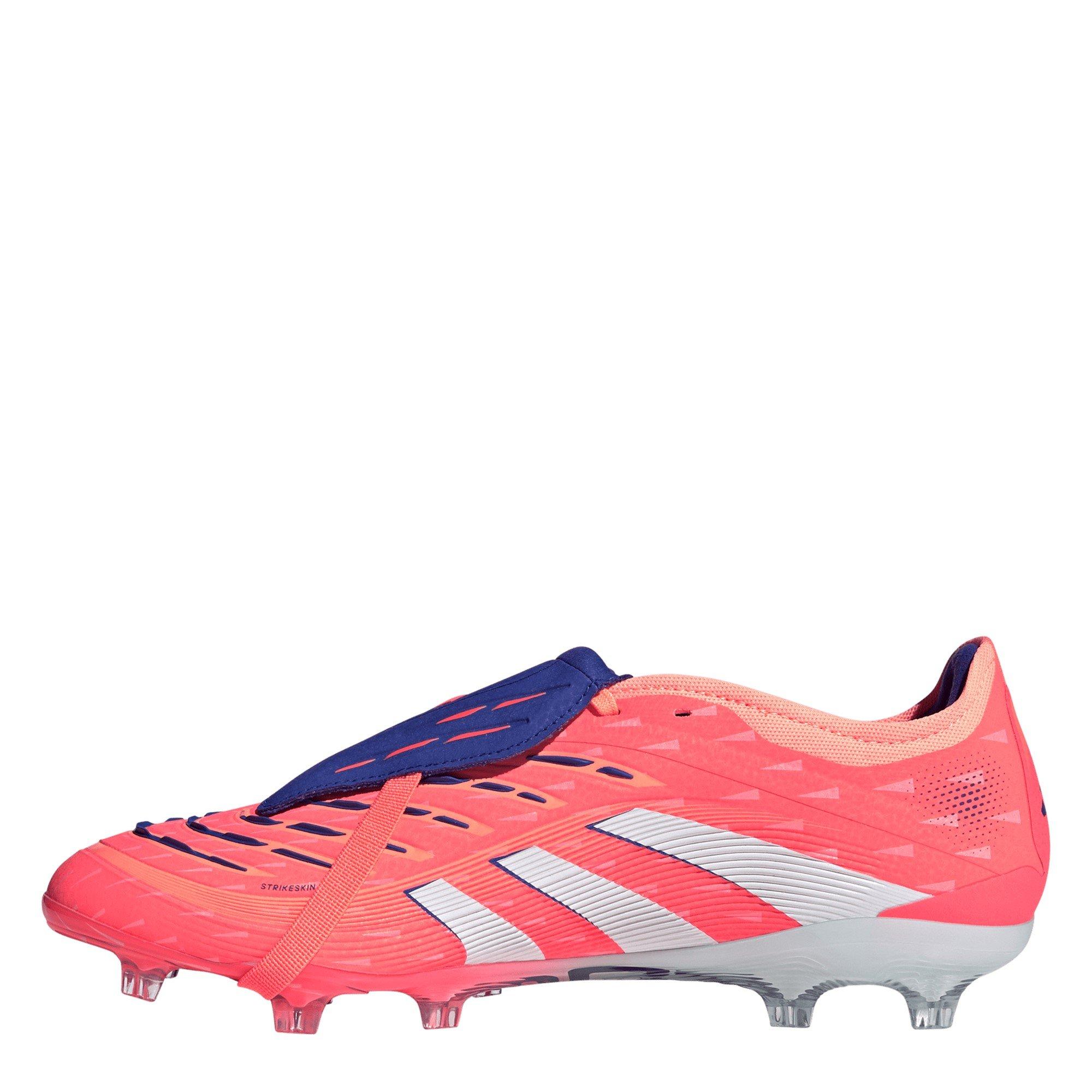 Orange/Blanc - adidas - Predator Pro Fold-Over Tongue Firm Ground Football Boots - 2