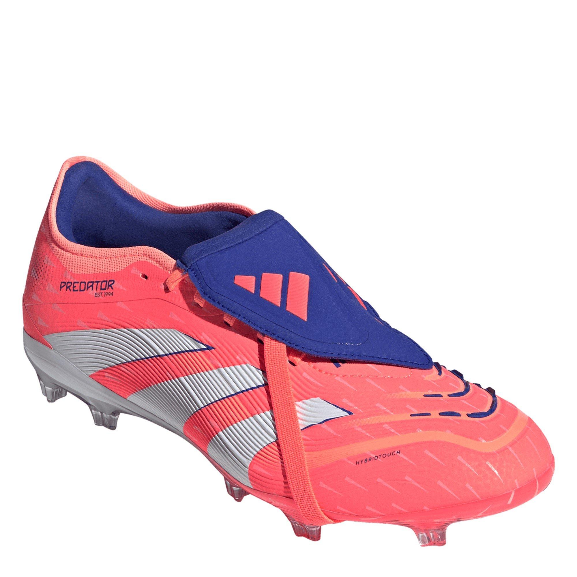 Orange/Blanc - adidas - Predator Pro Fold-Over Tongue Firm Ground Football Boots - 3