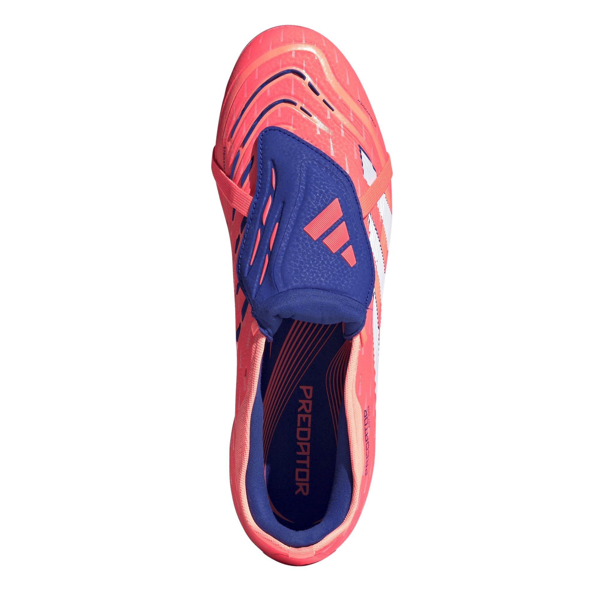 Orange/Blanc - adidas - Predator Pro Fold-Over Tongue Firm Ground Football Boots - 5