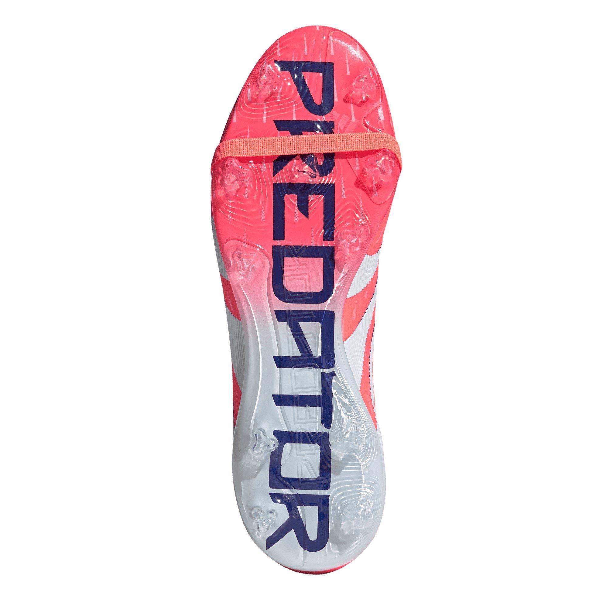 Orange/Blanc - adidas - Predator Pro Fold-Over Tongue Firm Ground Football Boots - 6