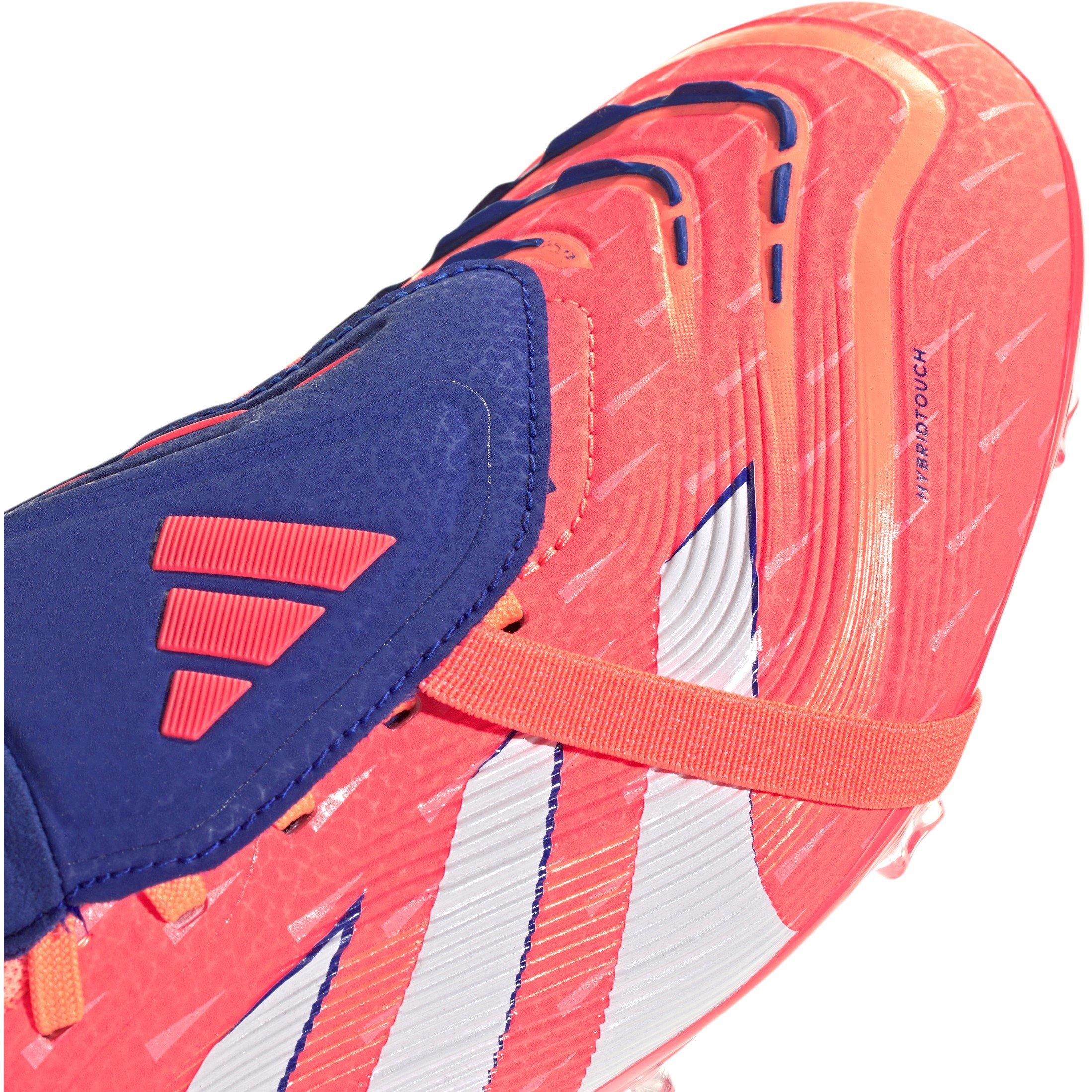 Orange/Blanc - adidas - Predator Pro Fold-Over Tongue Firm Ground Football Boots - 8