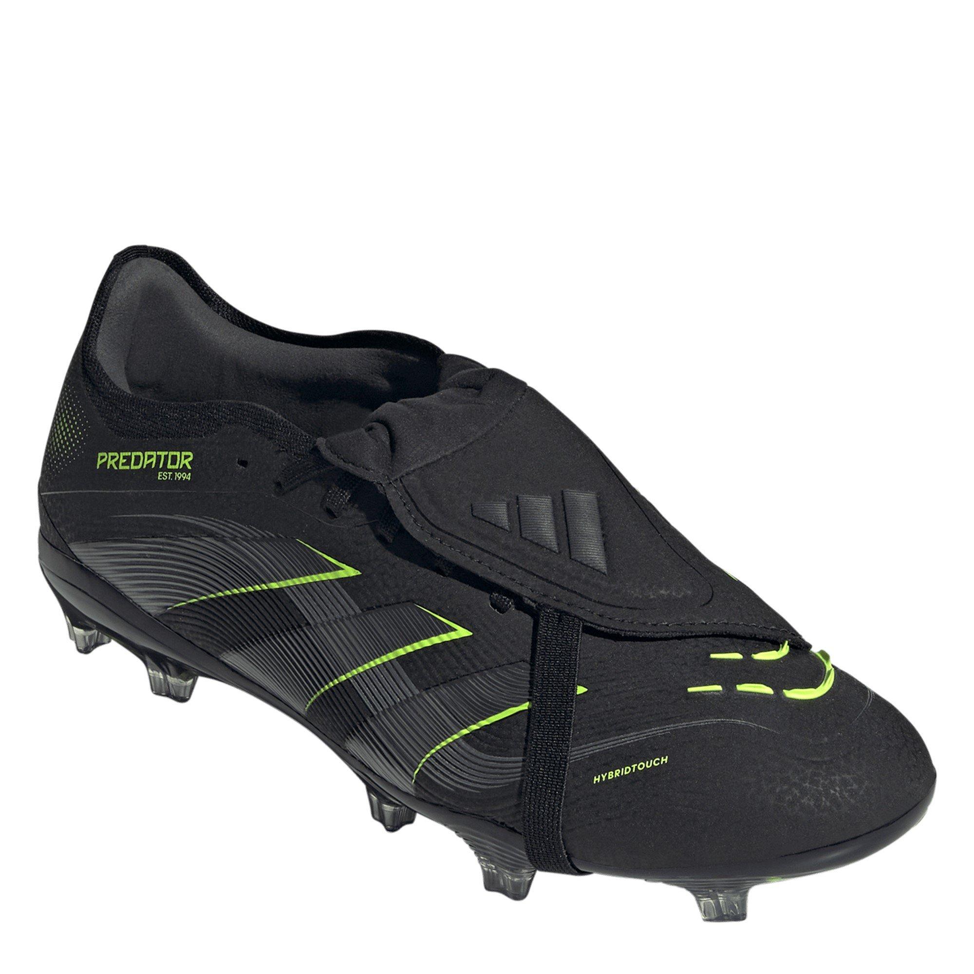 Noir/Citron - adidas - Predator Pro Fold-Over Tongue Firm Ground Football Boots - 3