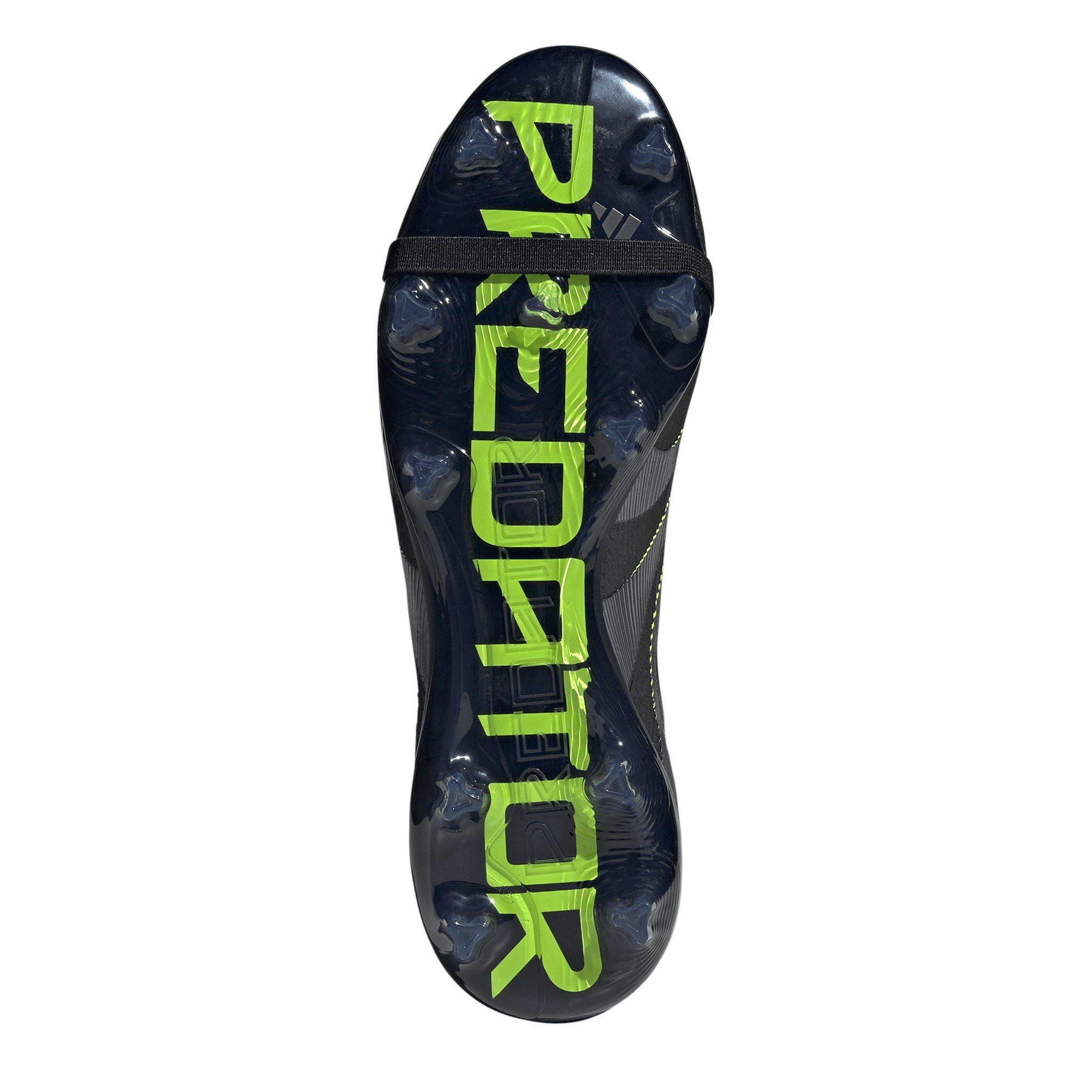 Noir/Citron - adidas - Predator Pro Fold-Over Tongue Firm Ground Football Boots - 6