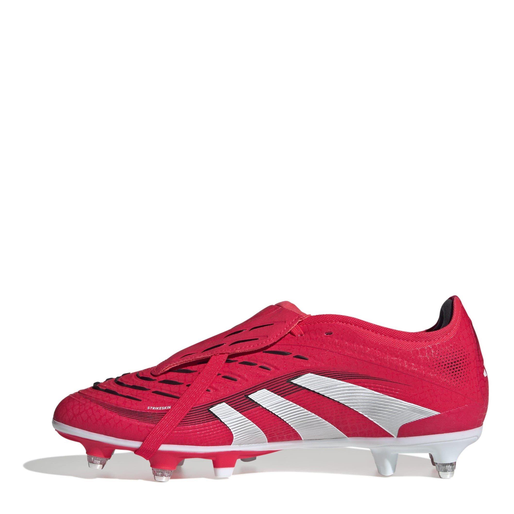 Red/White - adidas - Predator Pro Fold-Over Tongue Soft Ground Football Boots - 2