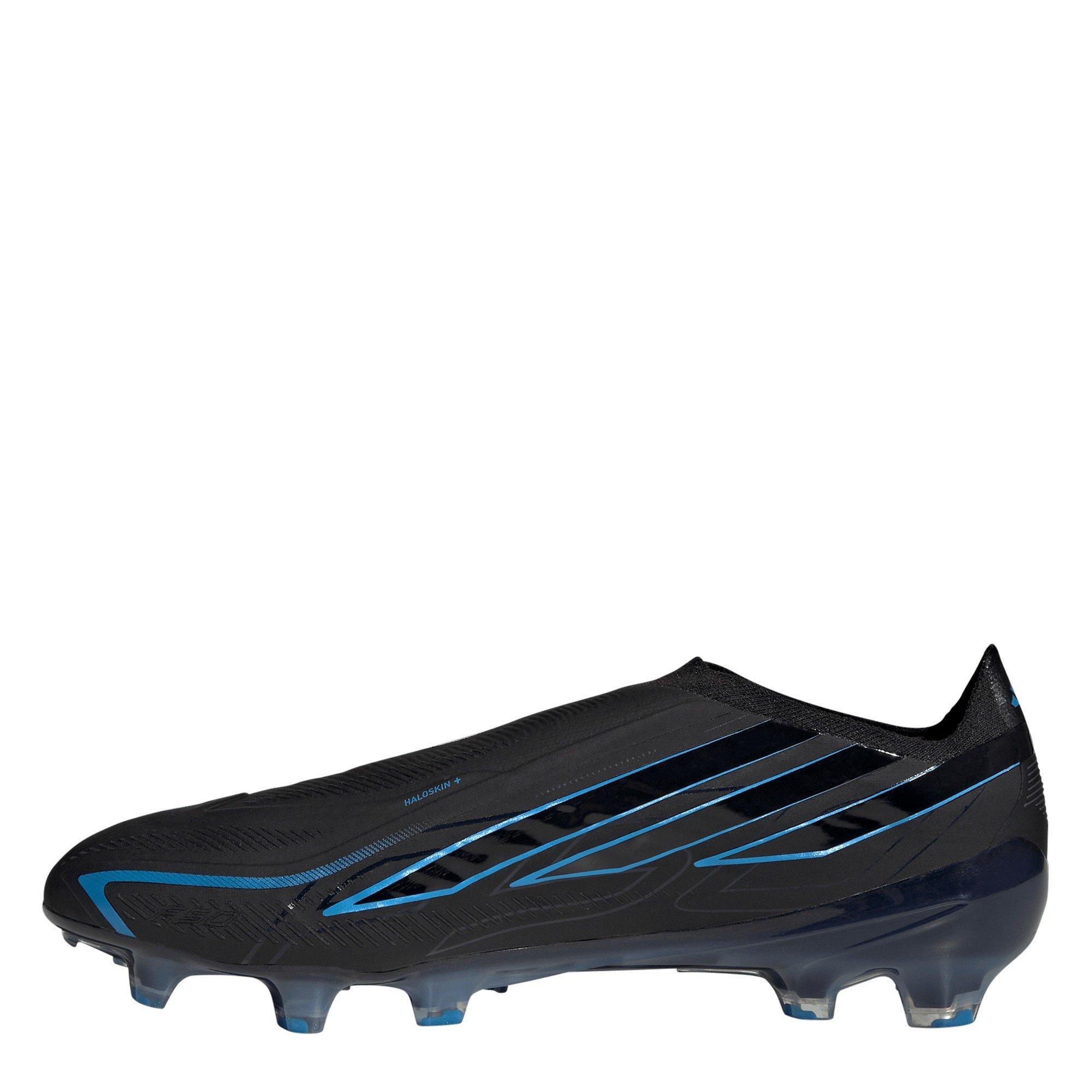 Black/Blue - adidas - F50 Hyperfast Elite Laceless Firm Ground Football Boots Mens - 2