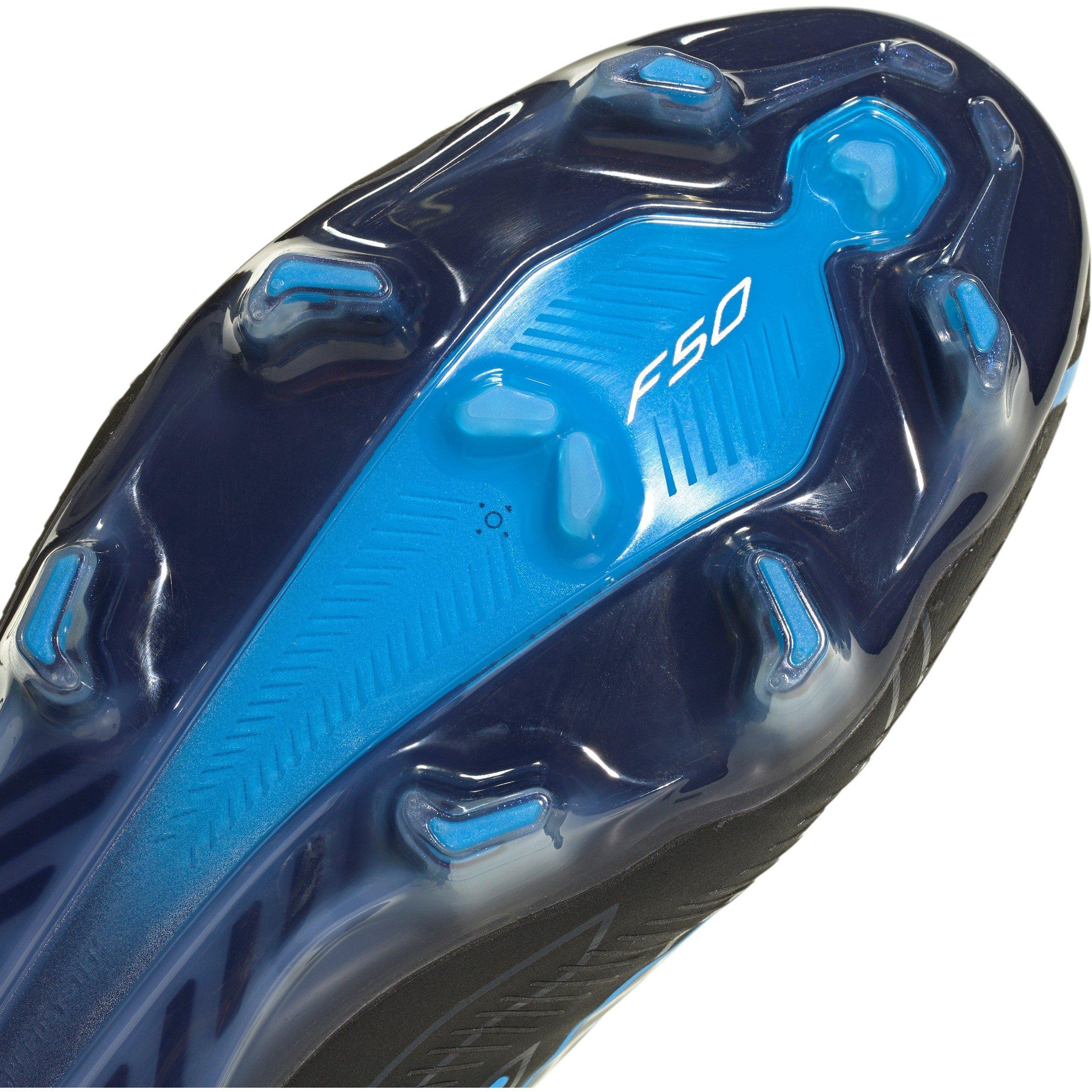 Black/Blue - adidas - F50 Hyperfast Elite Laceless Firm Ground Football Boots Mens - 10