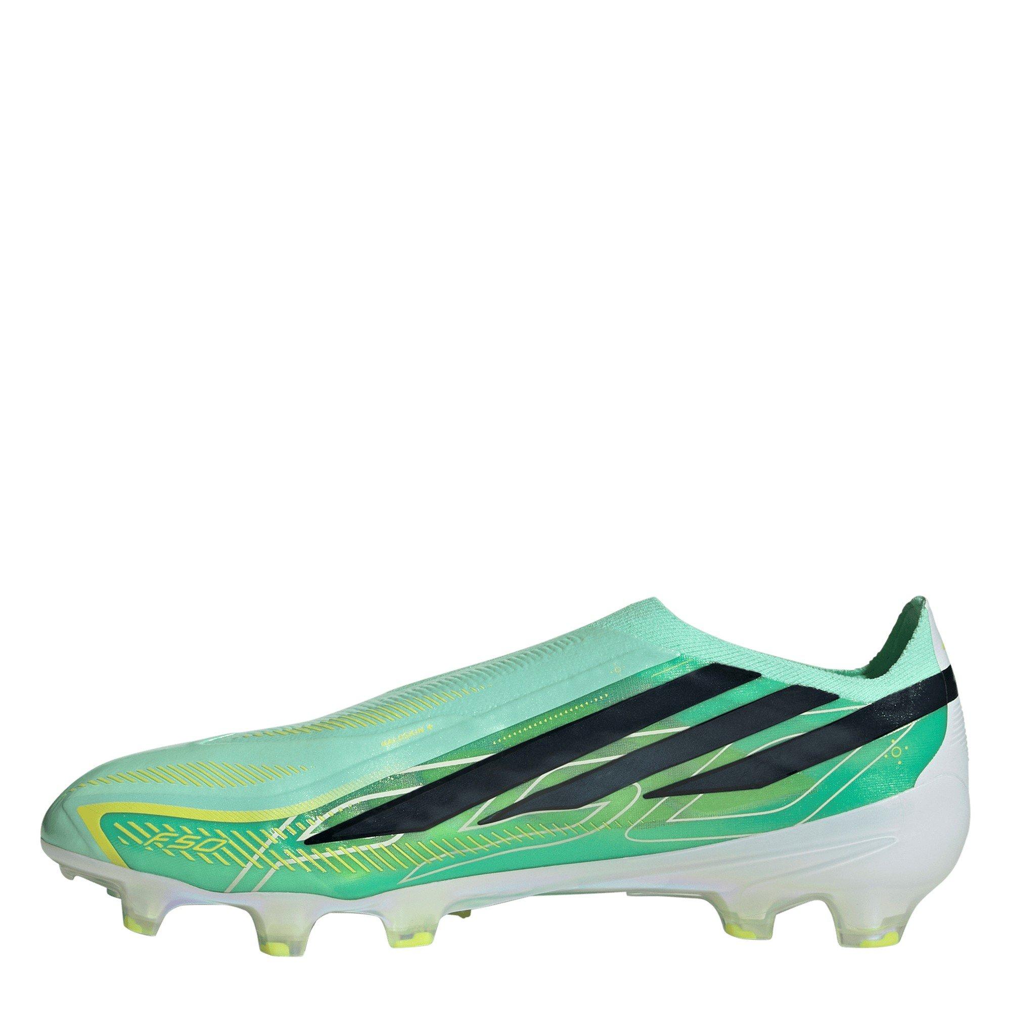 Mint/Black - adidas - Men's F50 Hyperfast Elite Laceless Firm-Ground Football Boots - 2