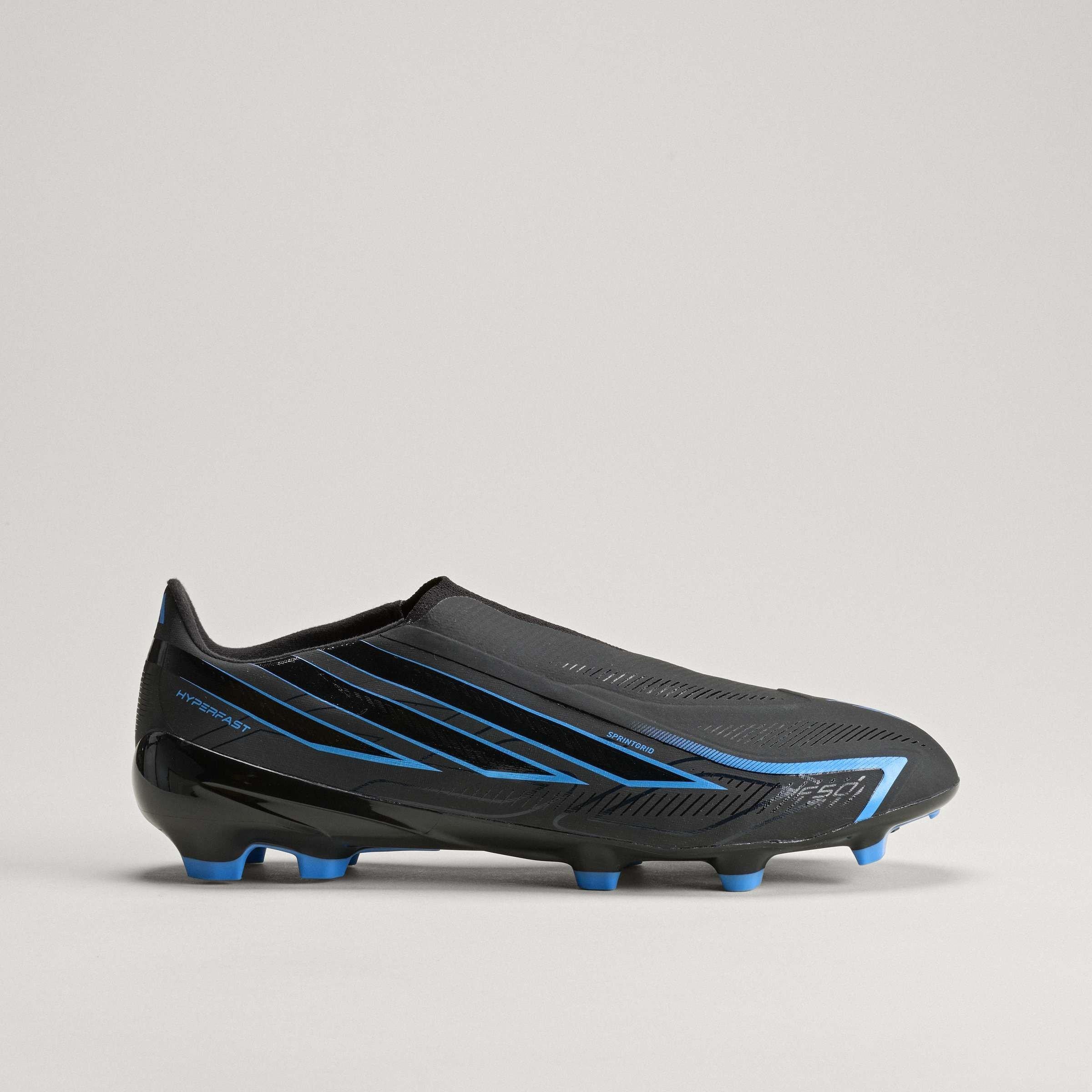 Black/Blue - adidas - F50 Hyperfast League Laceless Firm Ground Football Boots Mens - 10