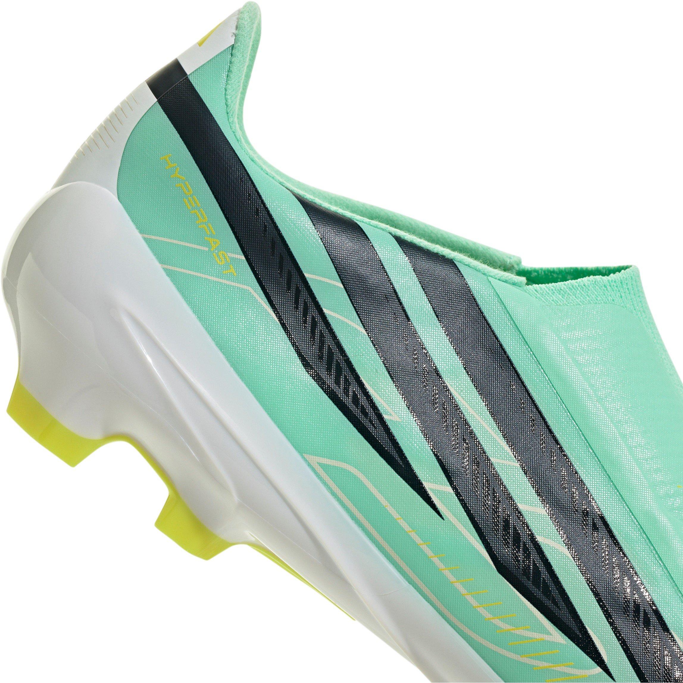 Mint/Black - adidas - Men's F50 League Laceless Firm Ground Football Boots - 8