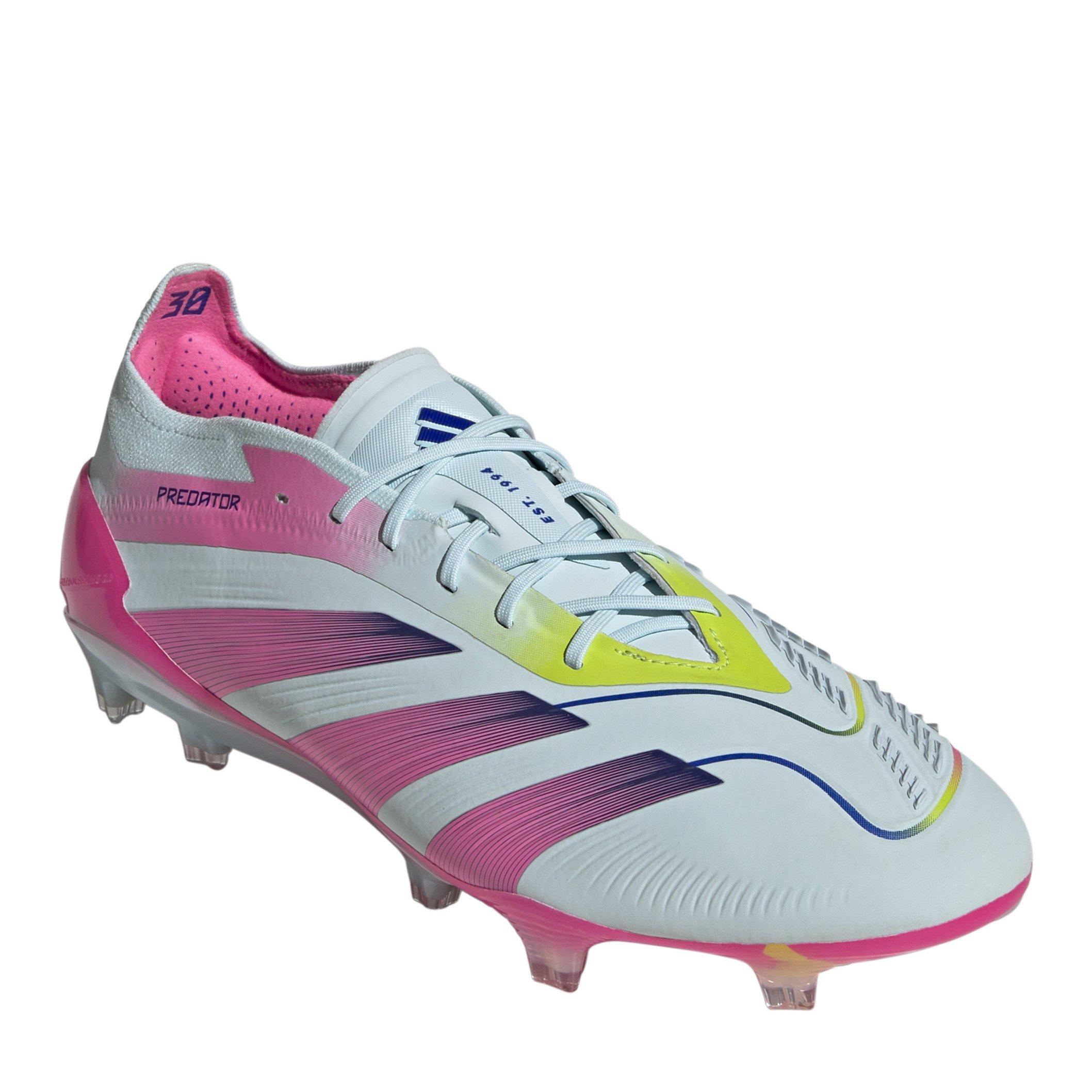 Blue/Pink/Yel - adidas - Predator Elite Fg Firm Ground Football Boots Unisex Adults - 3