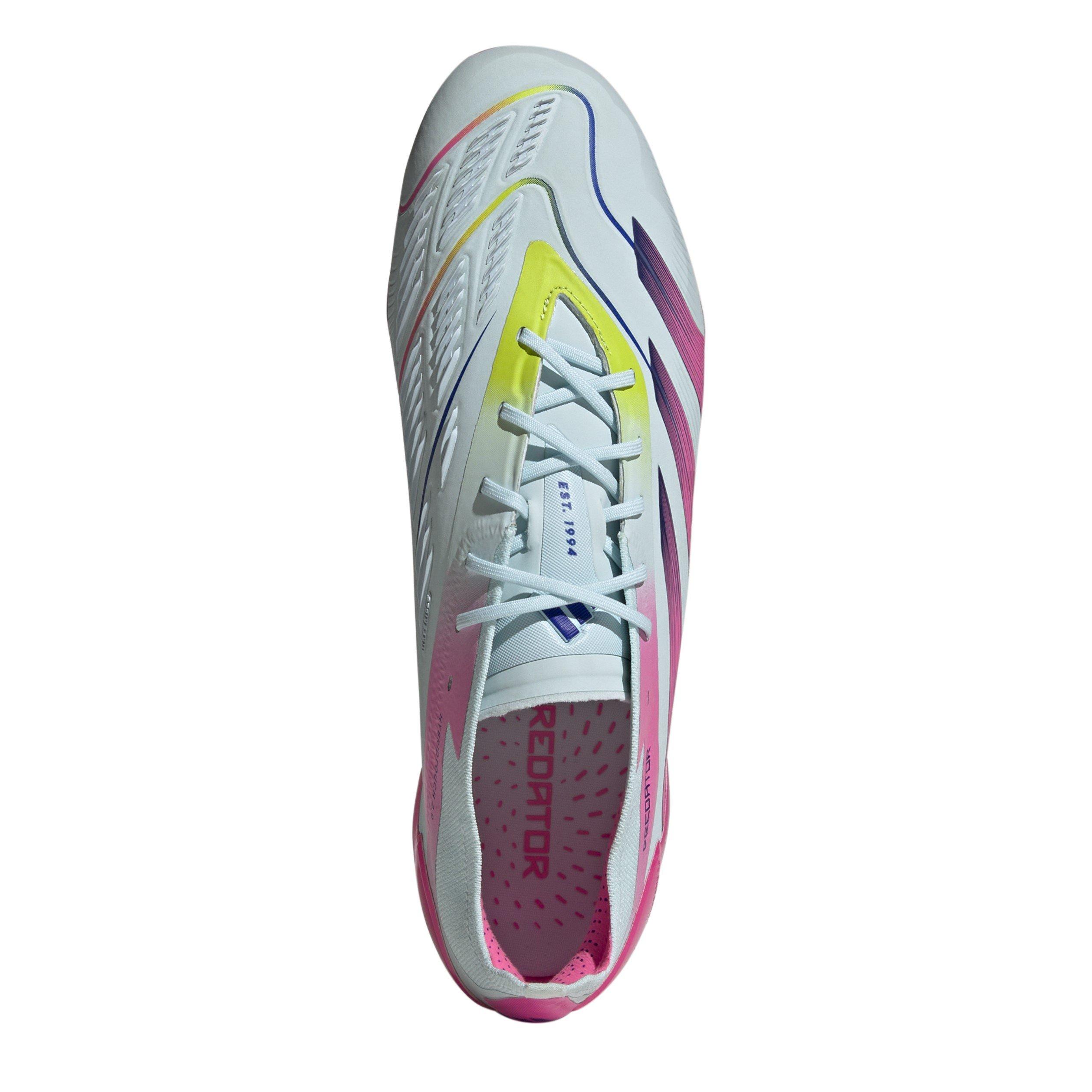 Blue/Pink/Yel - adidas - Predator Elite Fg Firm Ground Football Boots Unisex Adults - 5