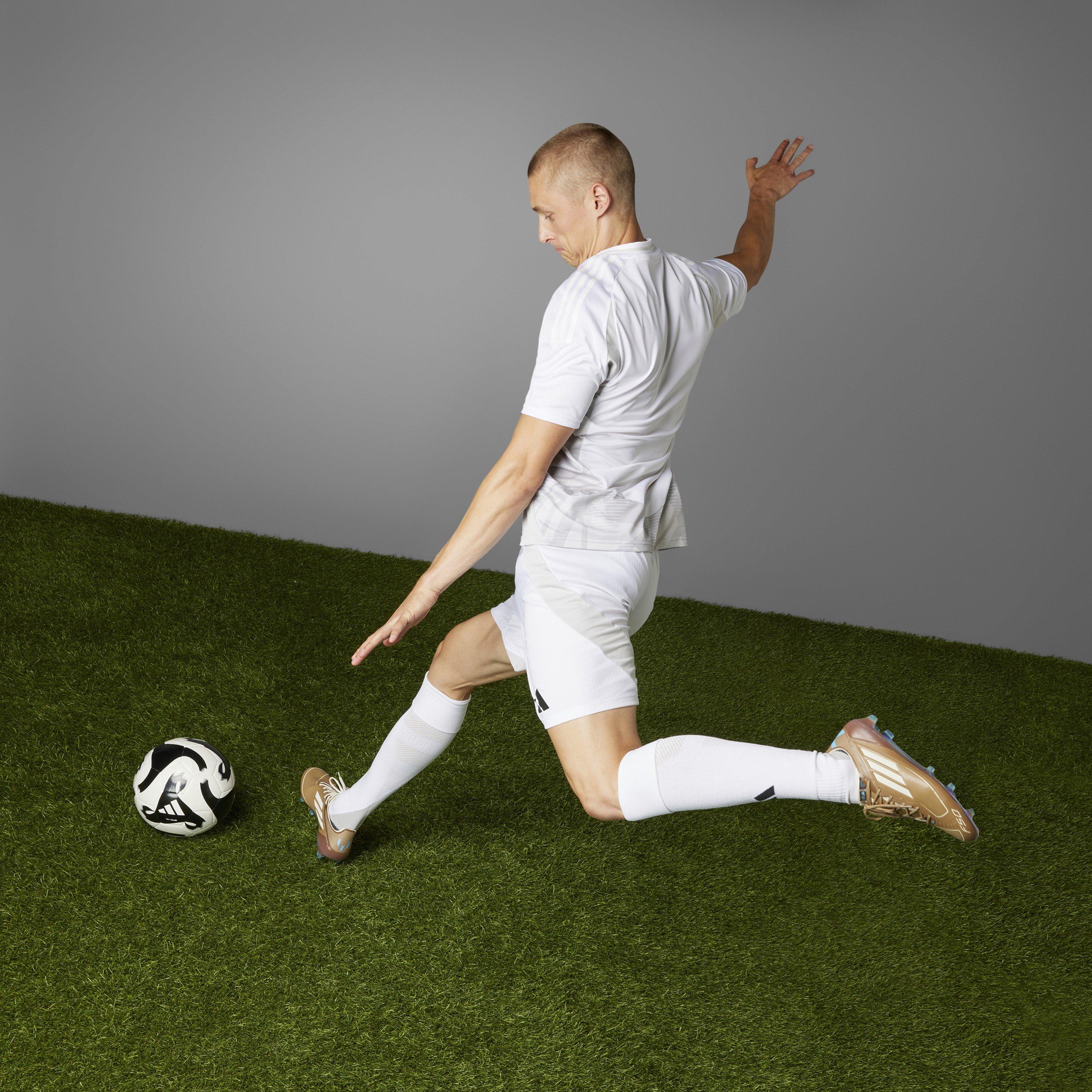 Crdbrd/Crm/Cyan - adidas - F50 Messi Elite Fg Leo X Bb Firm Ground Football Boots Unisex Adults - 7