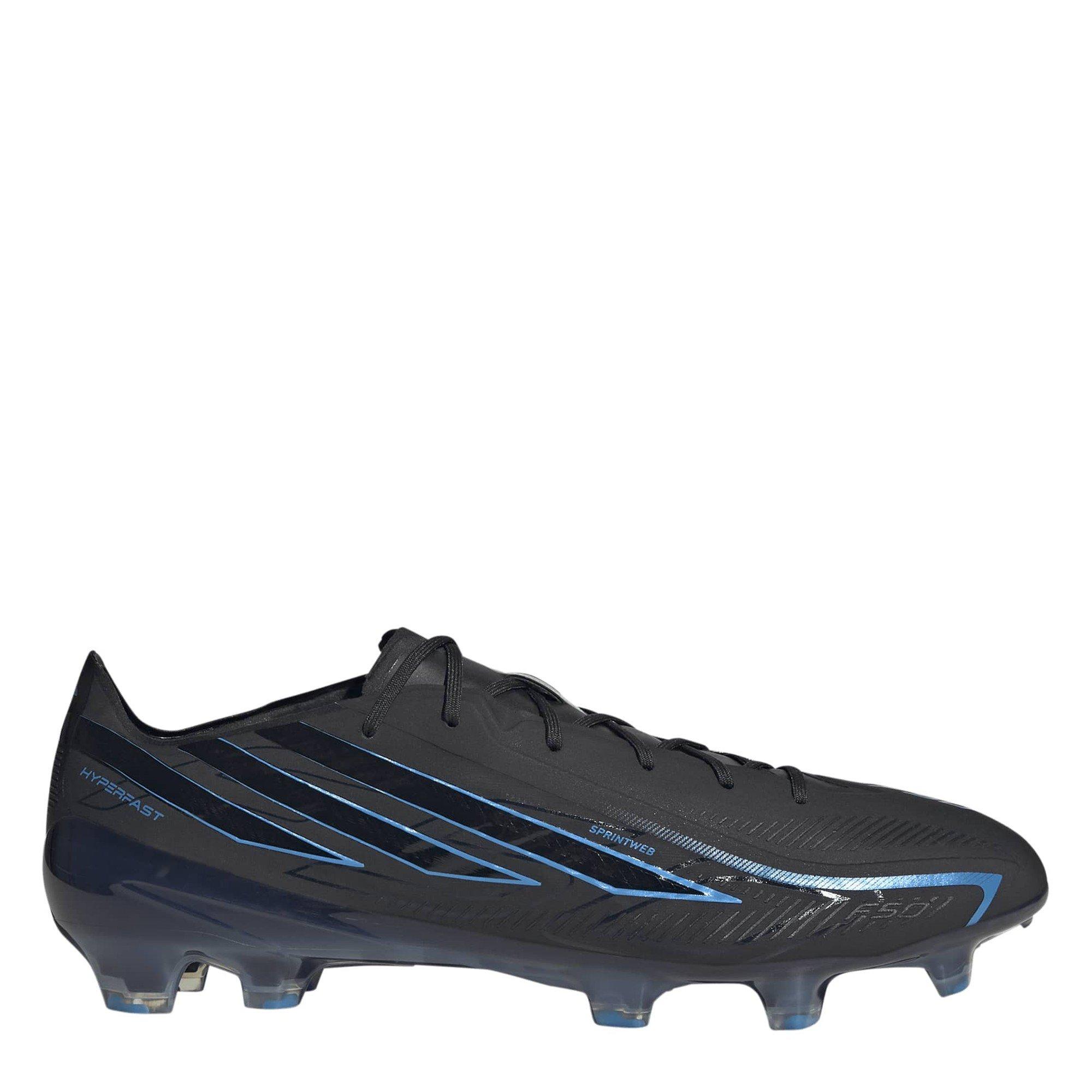 Adidas Men's Adults F50 Adults Elite Firm Ground Football Boots - Black/Blue - 10 (44.7)