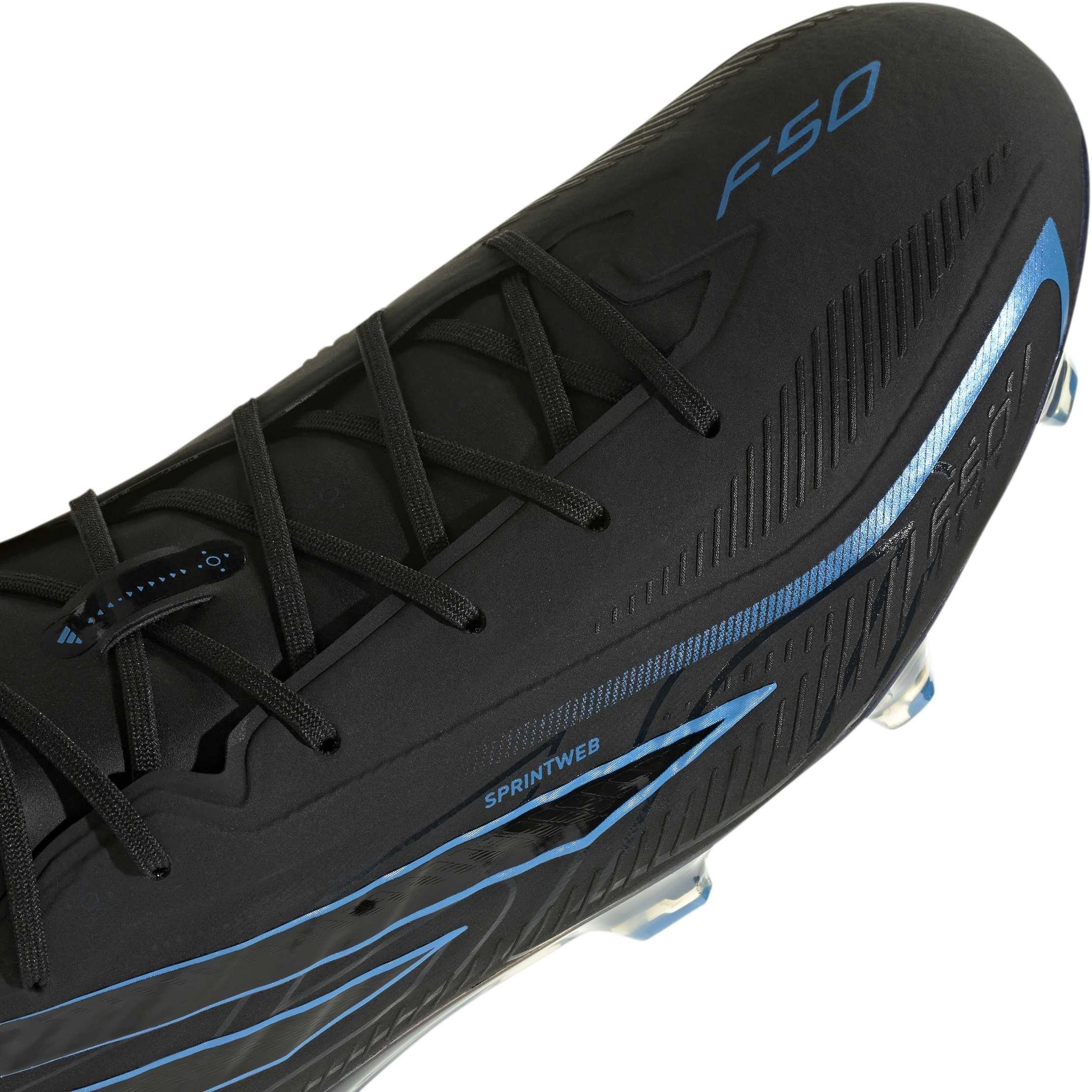 Black/Blue - adidas - Adults F50 Adults Elite Firm Ground Football Boots - 11