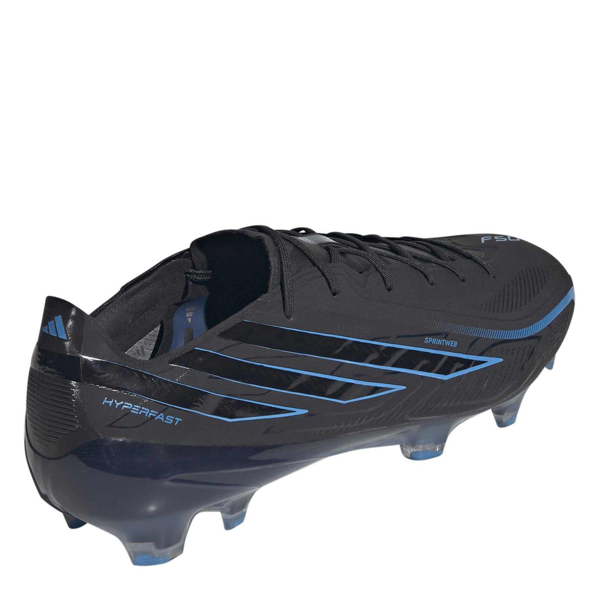 Black/Blue - adidas - Adults F50 Adults Elite Firm Ground Football Boots - 5